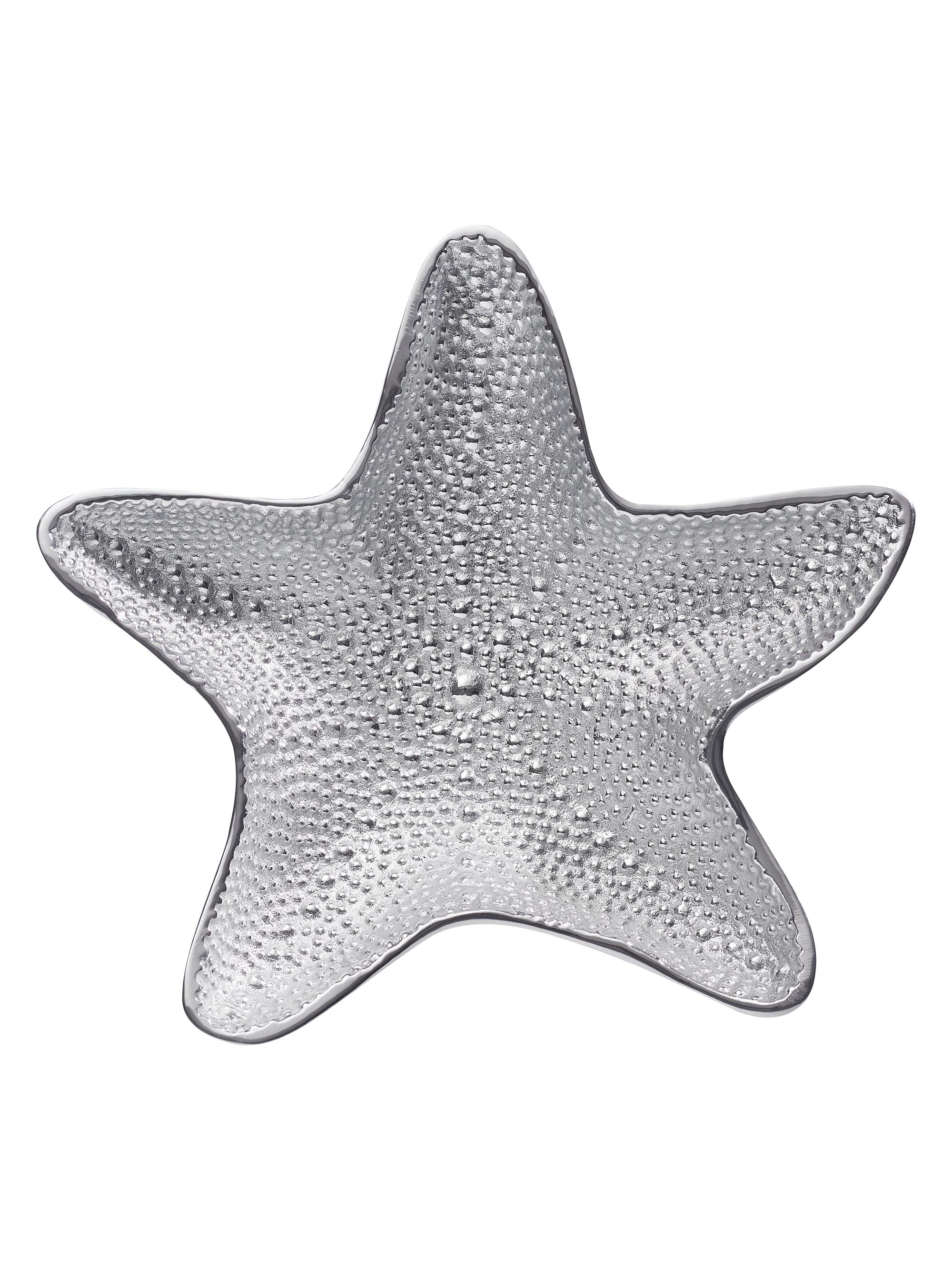 Mariposa Seaside Starfish Dip Dish - Silver