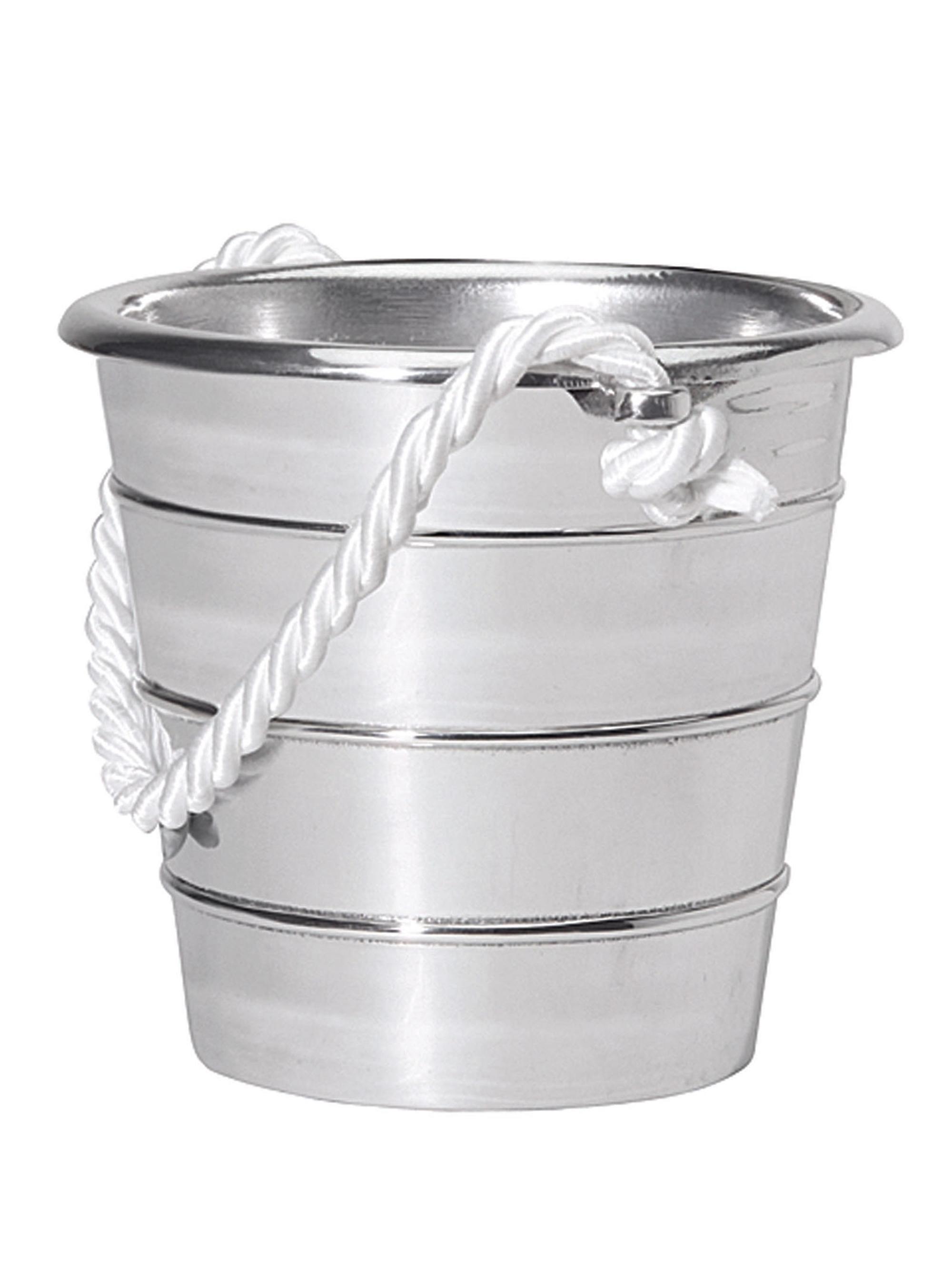 Mariposa Sand Pail Ice Bucket - Silver