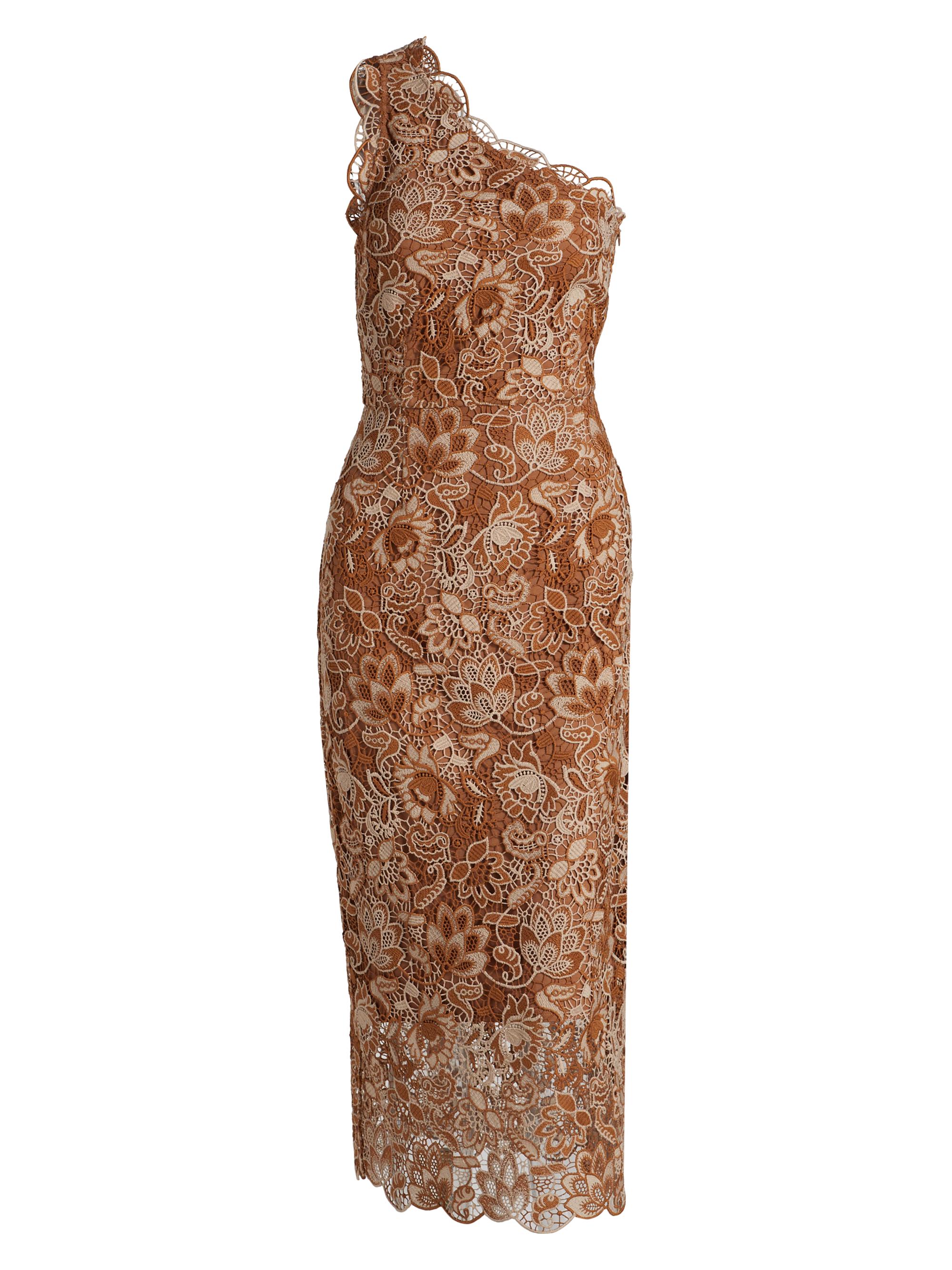Cami NYC Women's Sintra Crochet Midi-Dress - Brown
