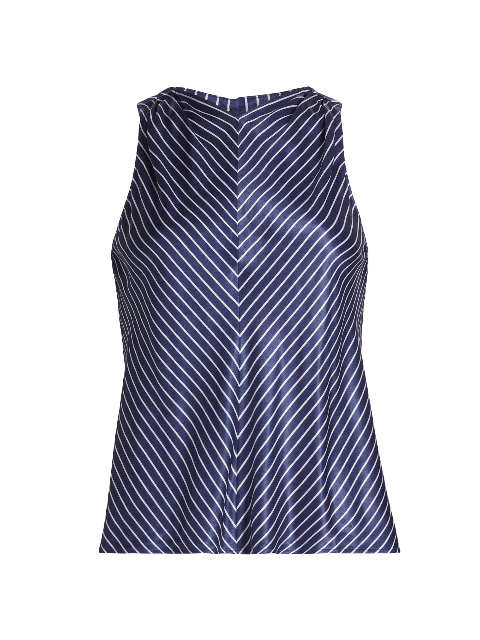 WARY SATIN SLEEVELESS TOPノースリーブ WARY SATIN SLEEVELESS