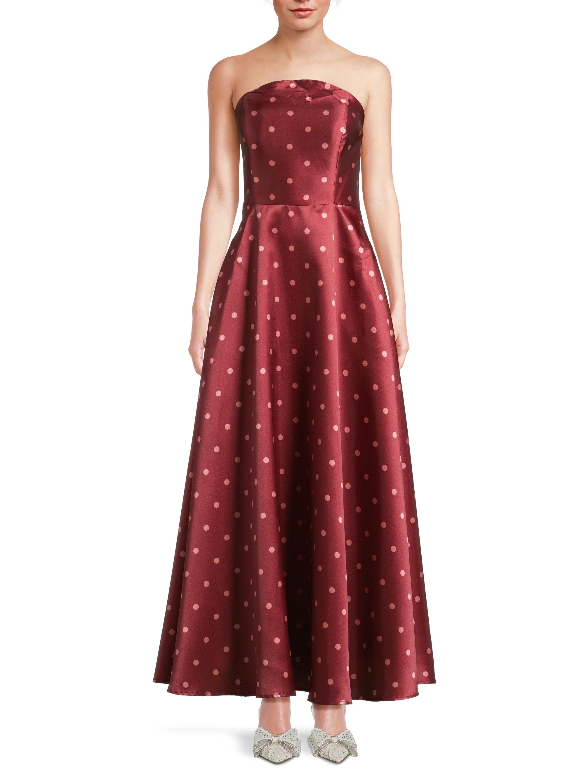 Hutch Victoria Polka Dot Strapless Gown | Saks Fifth Avenue