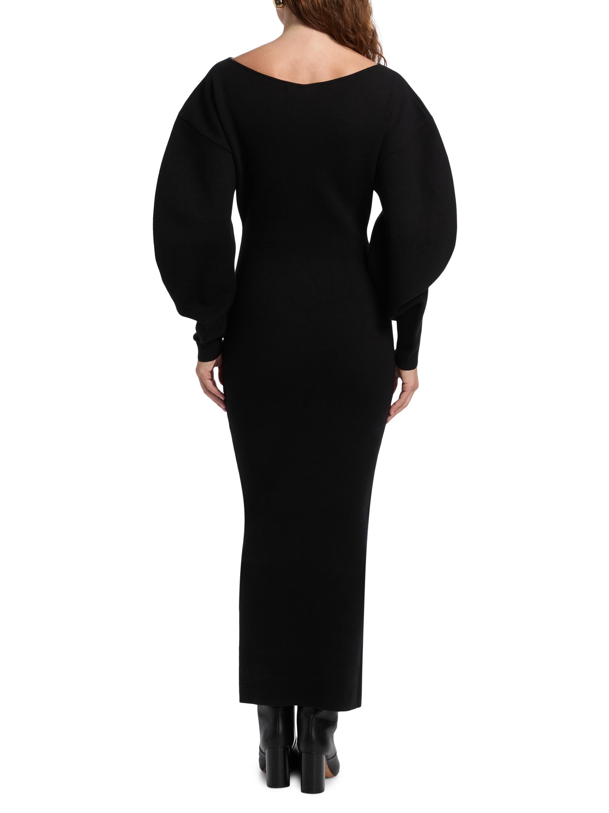 raydon knit dress Ronny Kobo Randy Maxi Stone Green