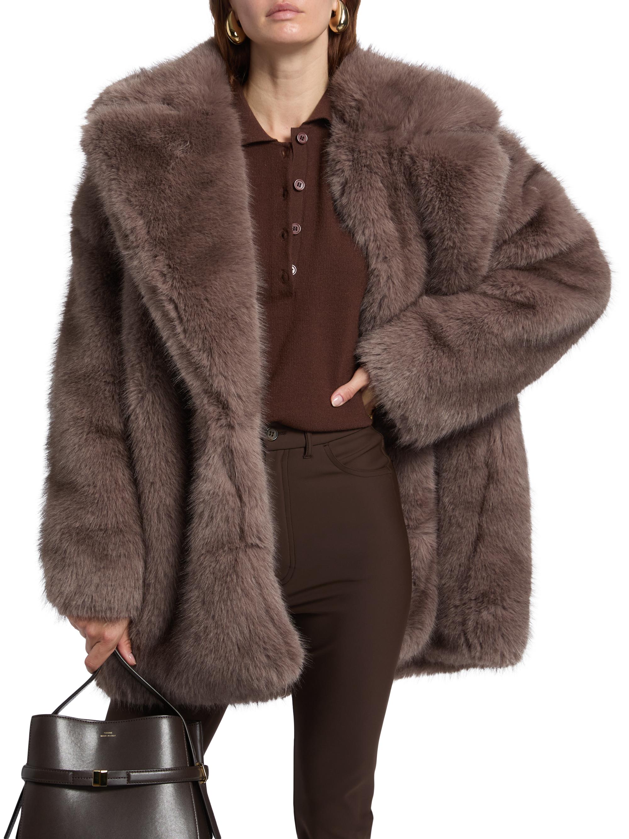Ronny Kobo Fonzee Faux-Fur Coat | Saks Fifth Avenue