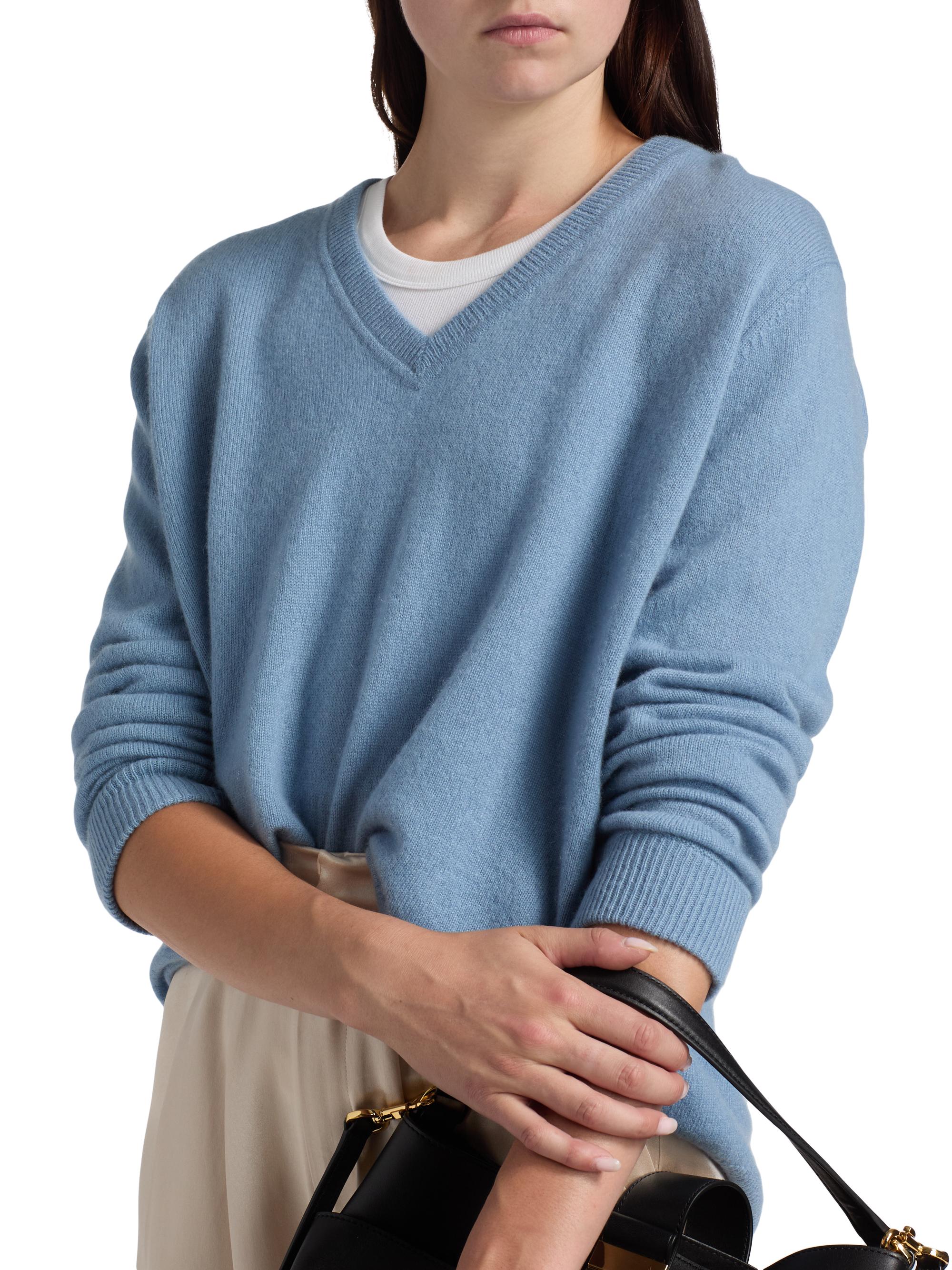 Reformation Remi Cashmere V-Neck Sweater Saks Fifth Avenue