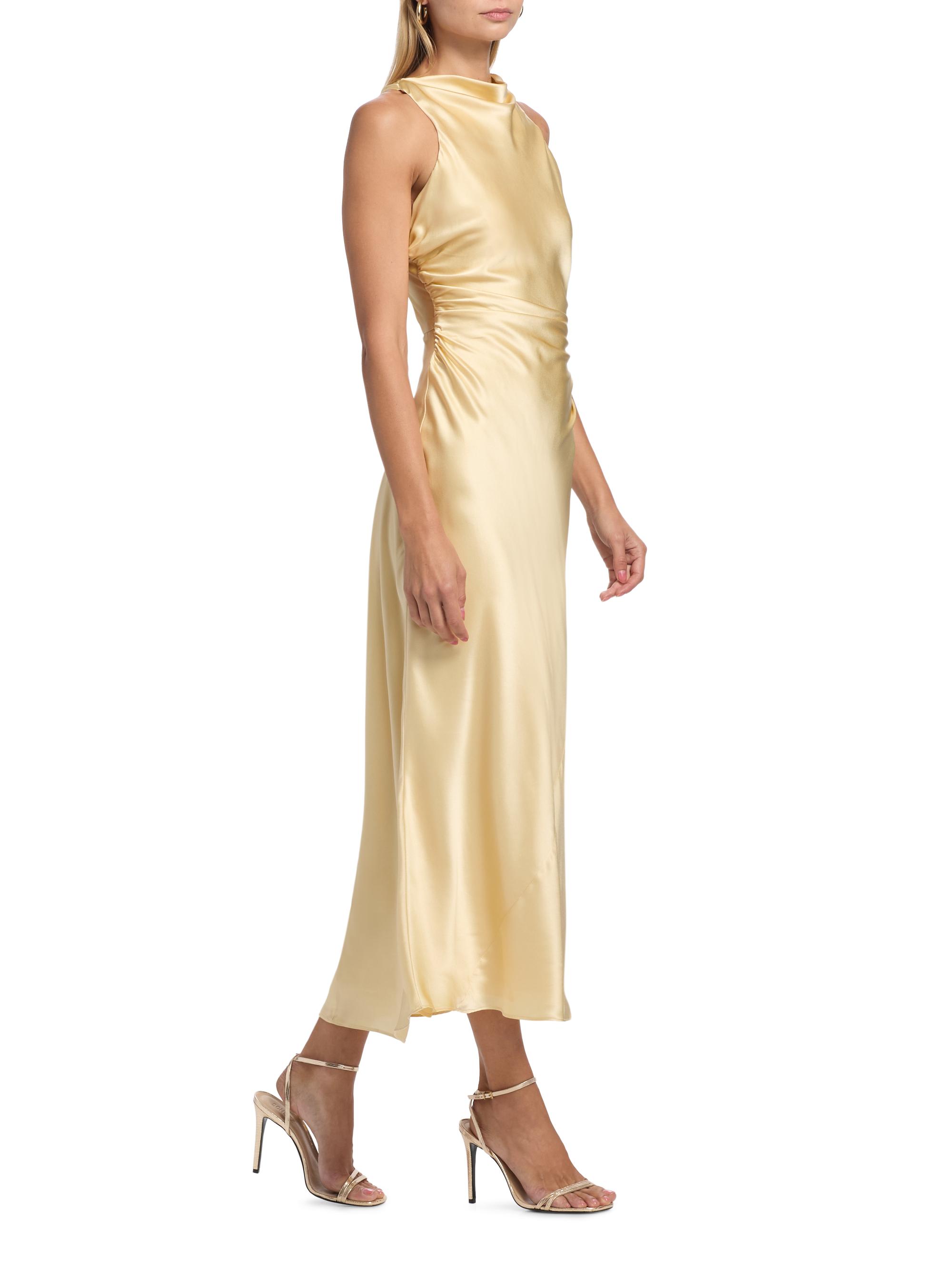 elie tahari white linen dress Lauren Linen Fold over Mini Dress – Elie Tahari main image 0