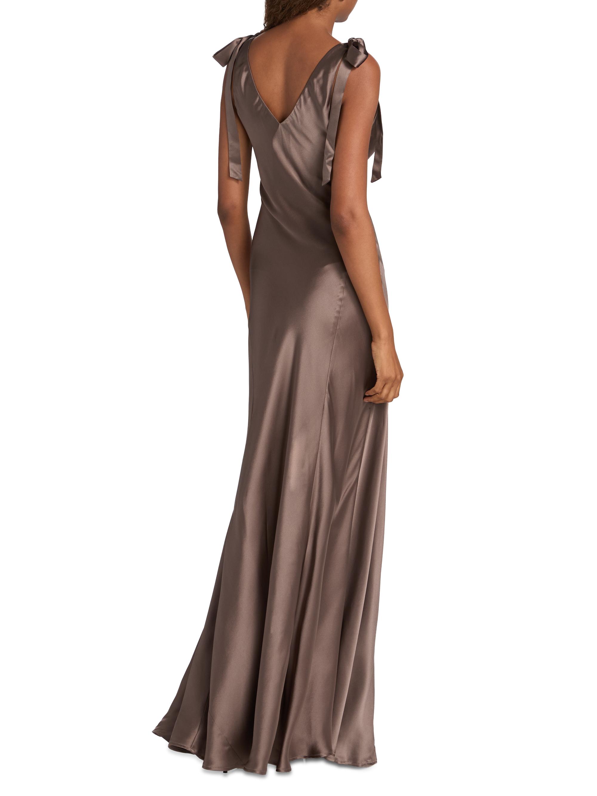 Reformation Pernille Silk Tie-Strap Dress | Saks Fifth Avenue