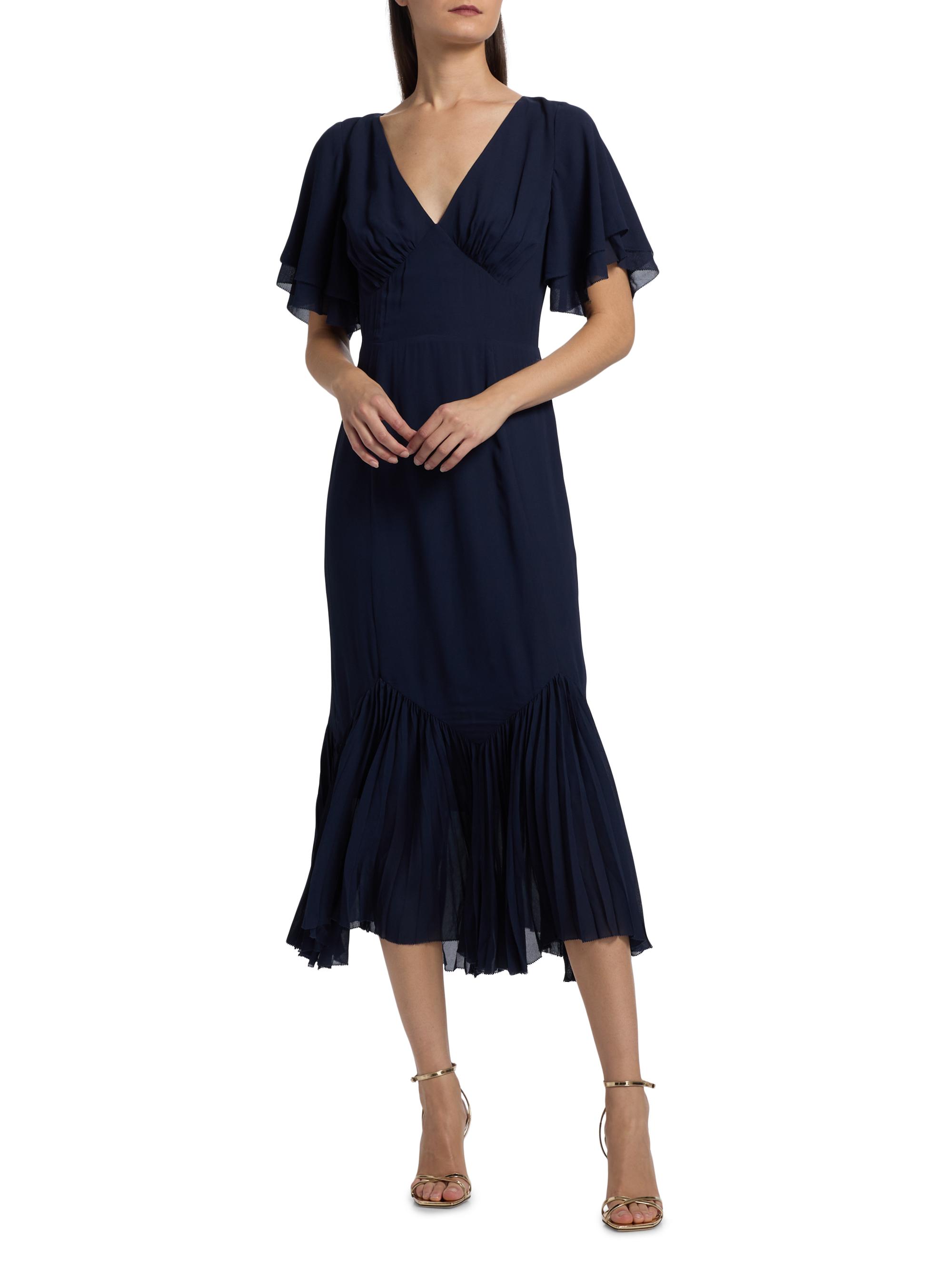 サラ POSSE Val dress +reformationセット Reformation Salvia Pleated Ruffle Midi-Dress | Saks Fifth Avenue