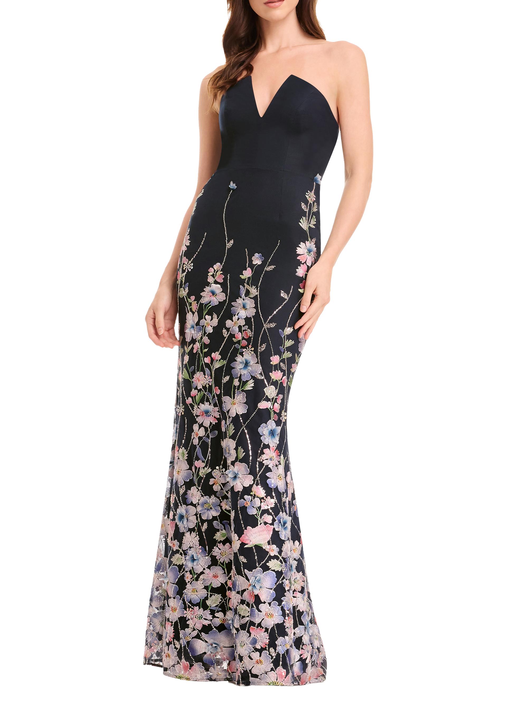 open lace back dress Dream Dress – Dress the Population main image 1