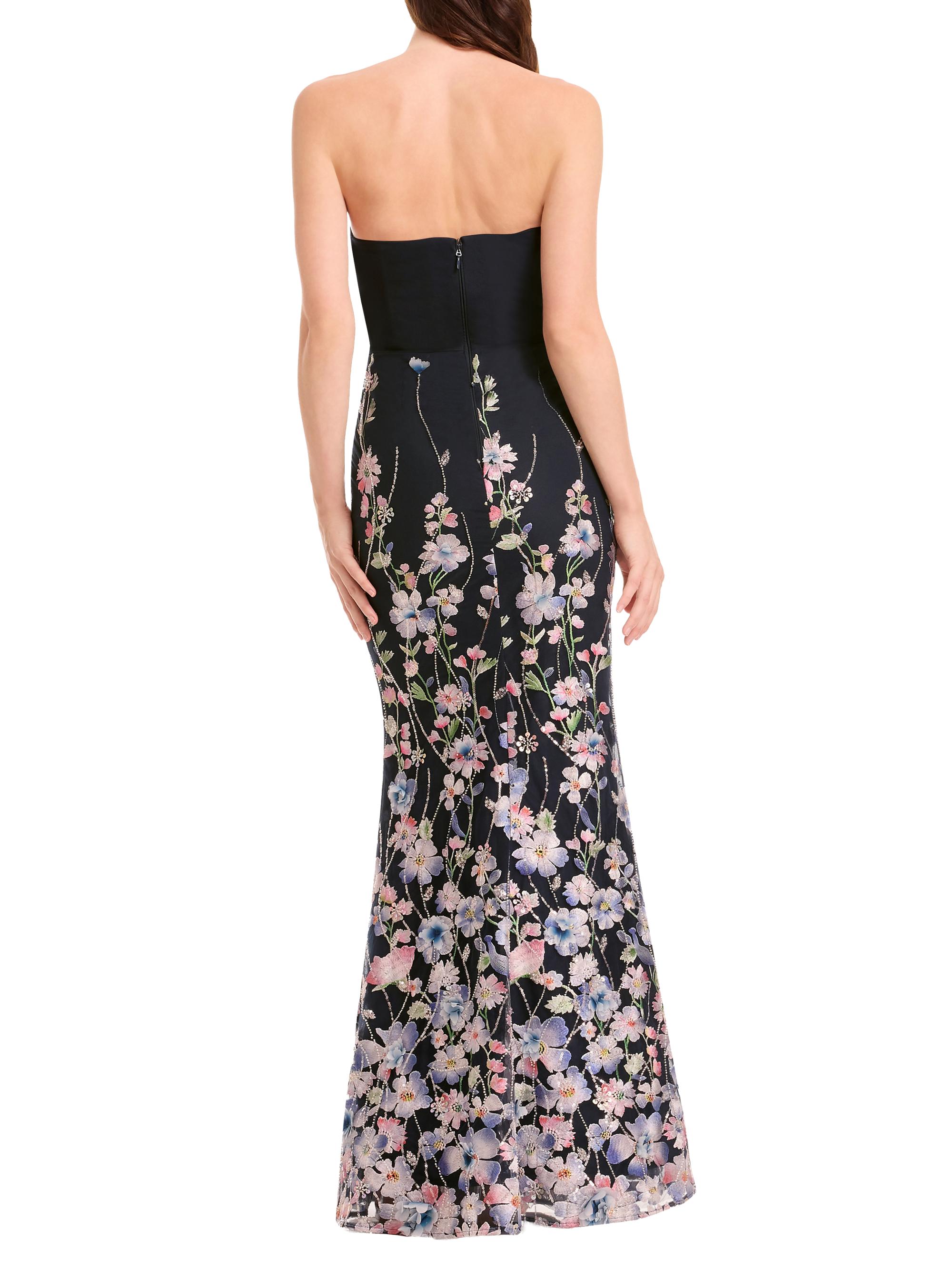 dress the population fernanda strapless evening gown Fernanda Gown S / VINTAGE Pink main image 1