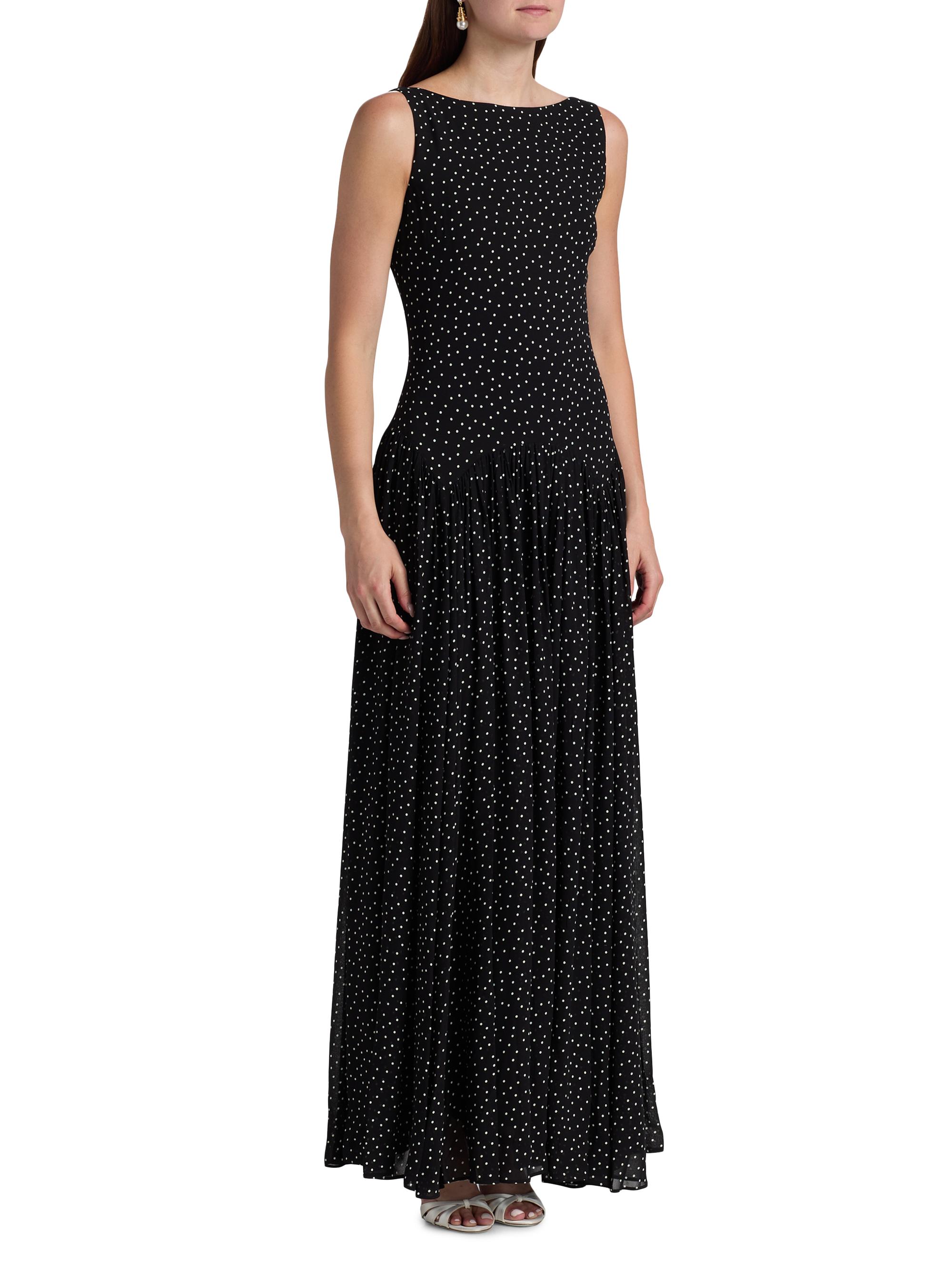 Reformation Camella Polka Dot Drop-Waist Maxi Dress | Saks Fifth Avenue