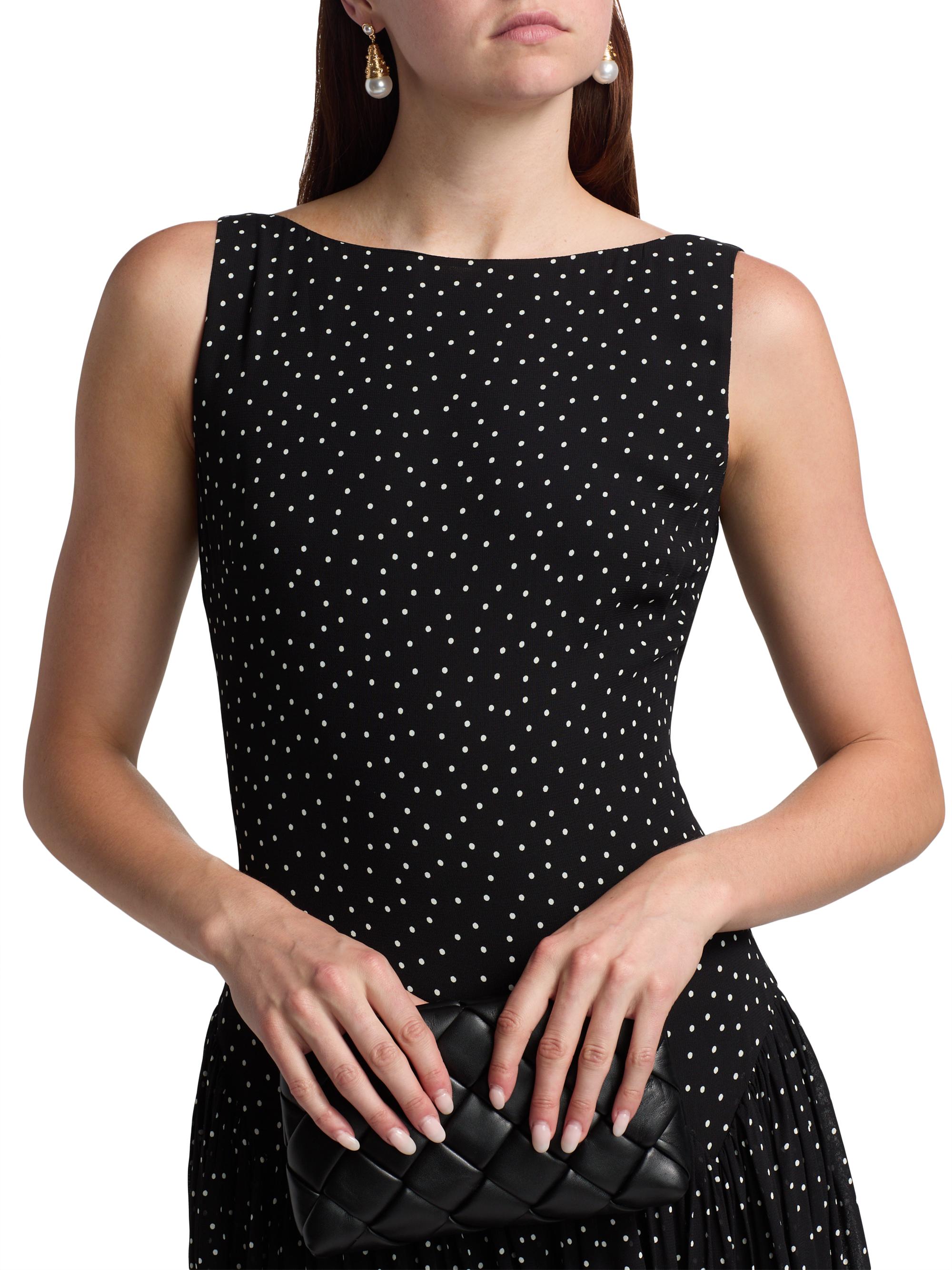 Reformation Camella Polka Dot Drop-Waist Maxi Dress | Saks Fifth Avenue