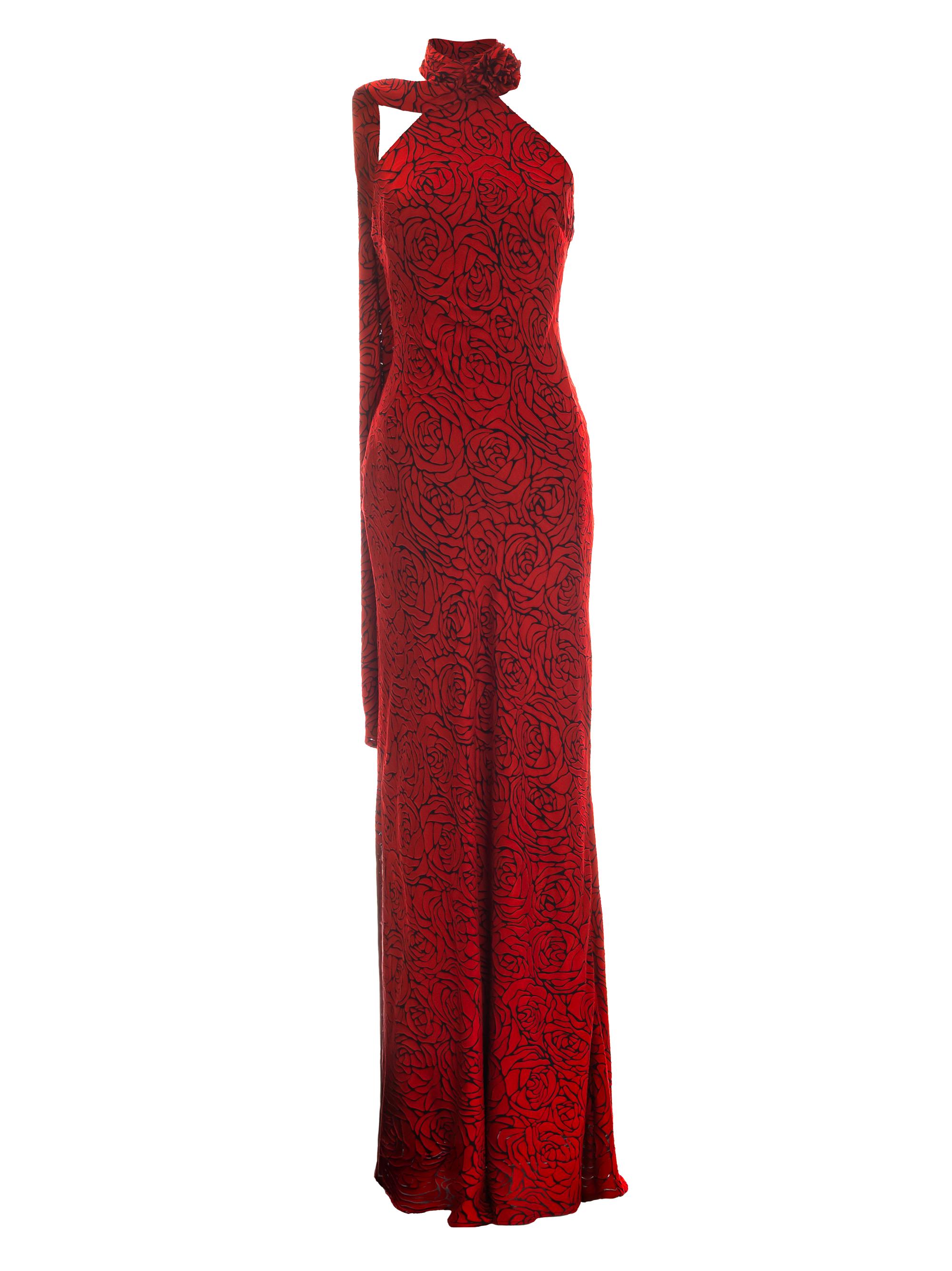 美品✨ TADASHI SHOJI ドレス　ワンピース　レッド　タイト TADASHI SHOJIレースXジャージーワンピース赤PS*ペティートサイズ