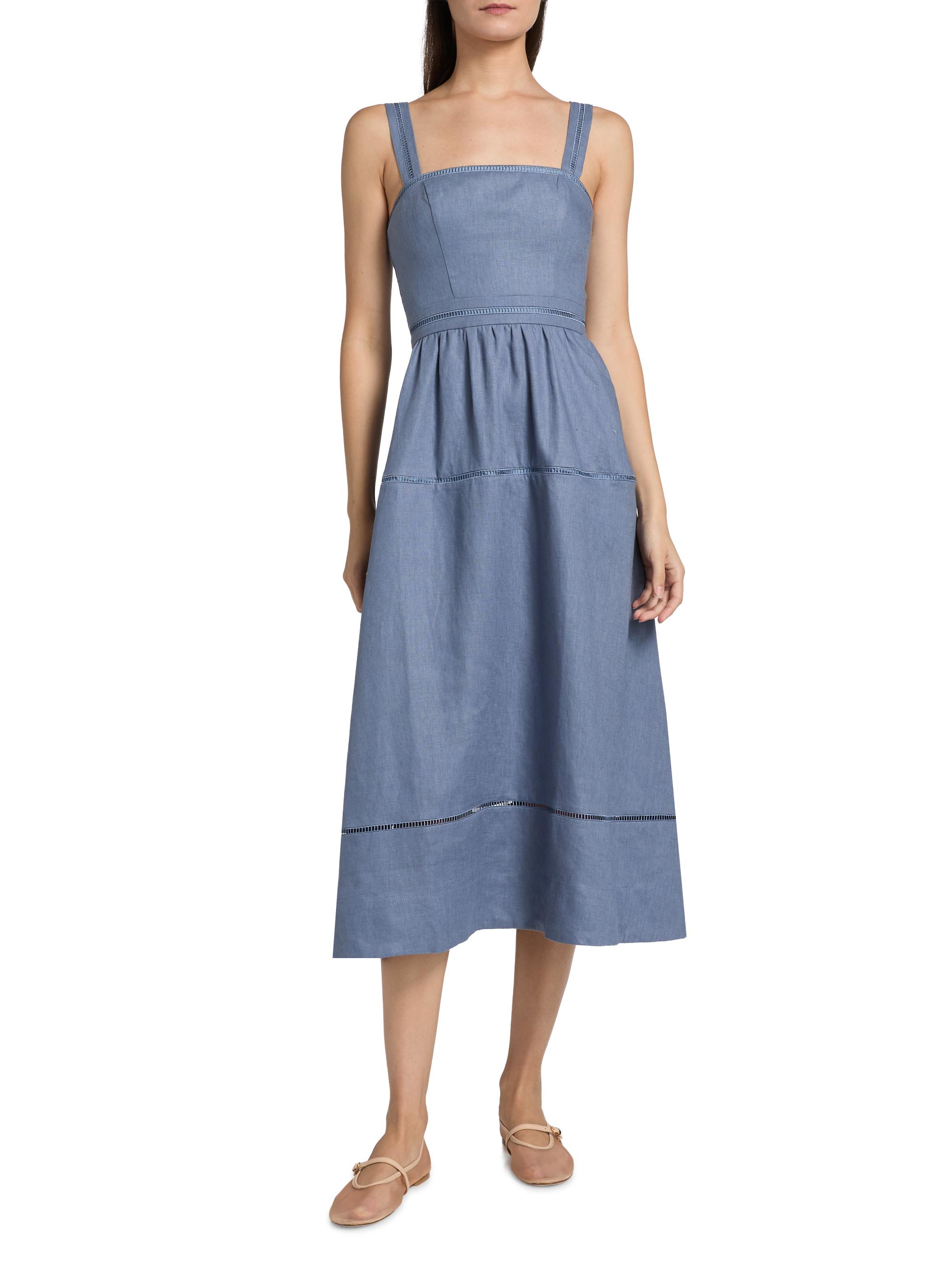 Reformation Women's Everett Cornflower Midi Dress