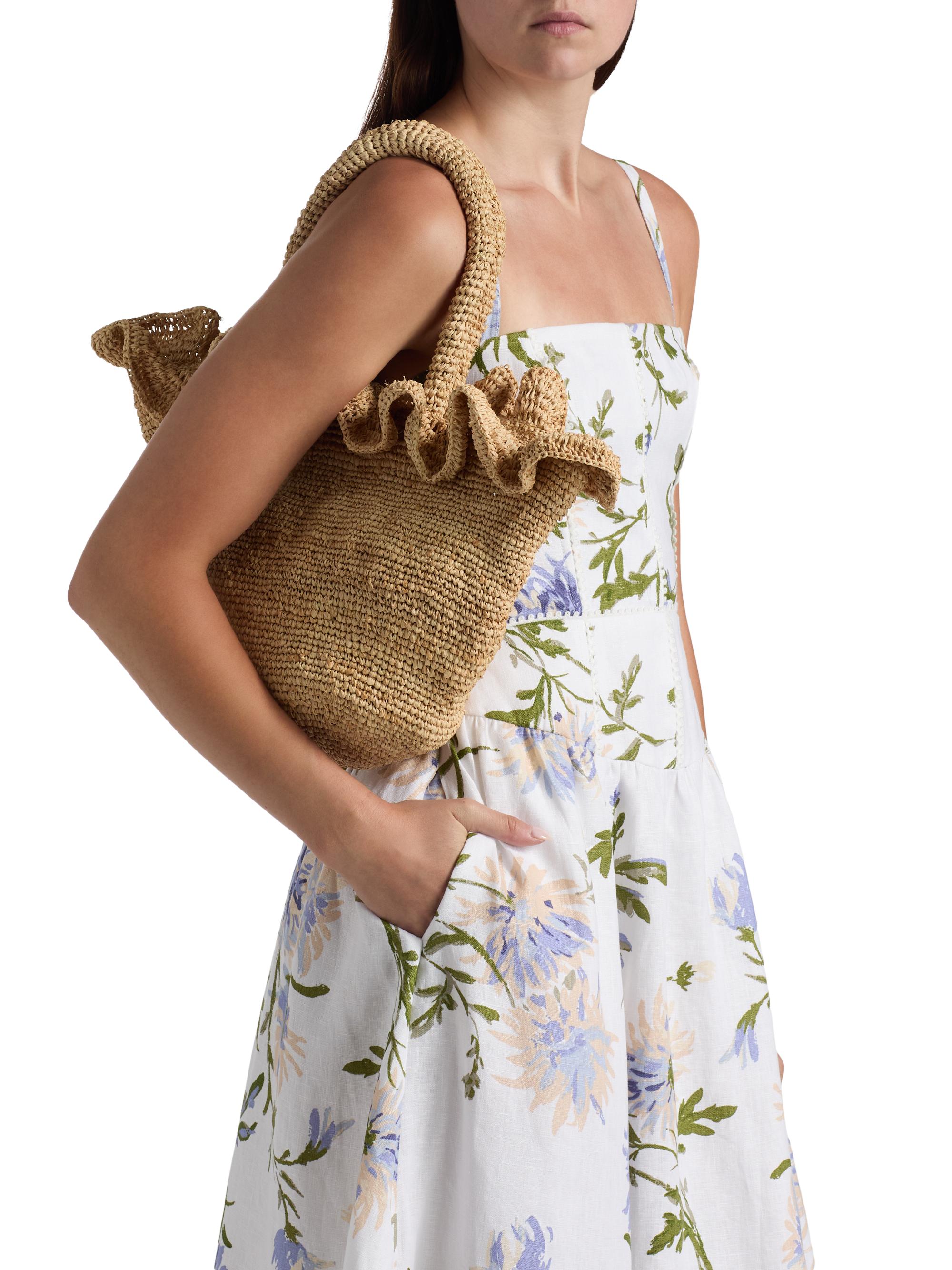 Reformation Katarin Linen A-Line Midi-Dress | Saks Fifth Avenue
