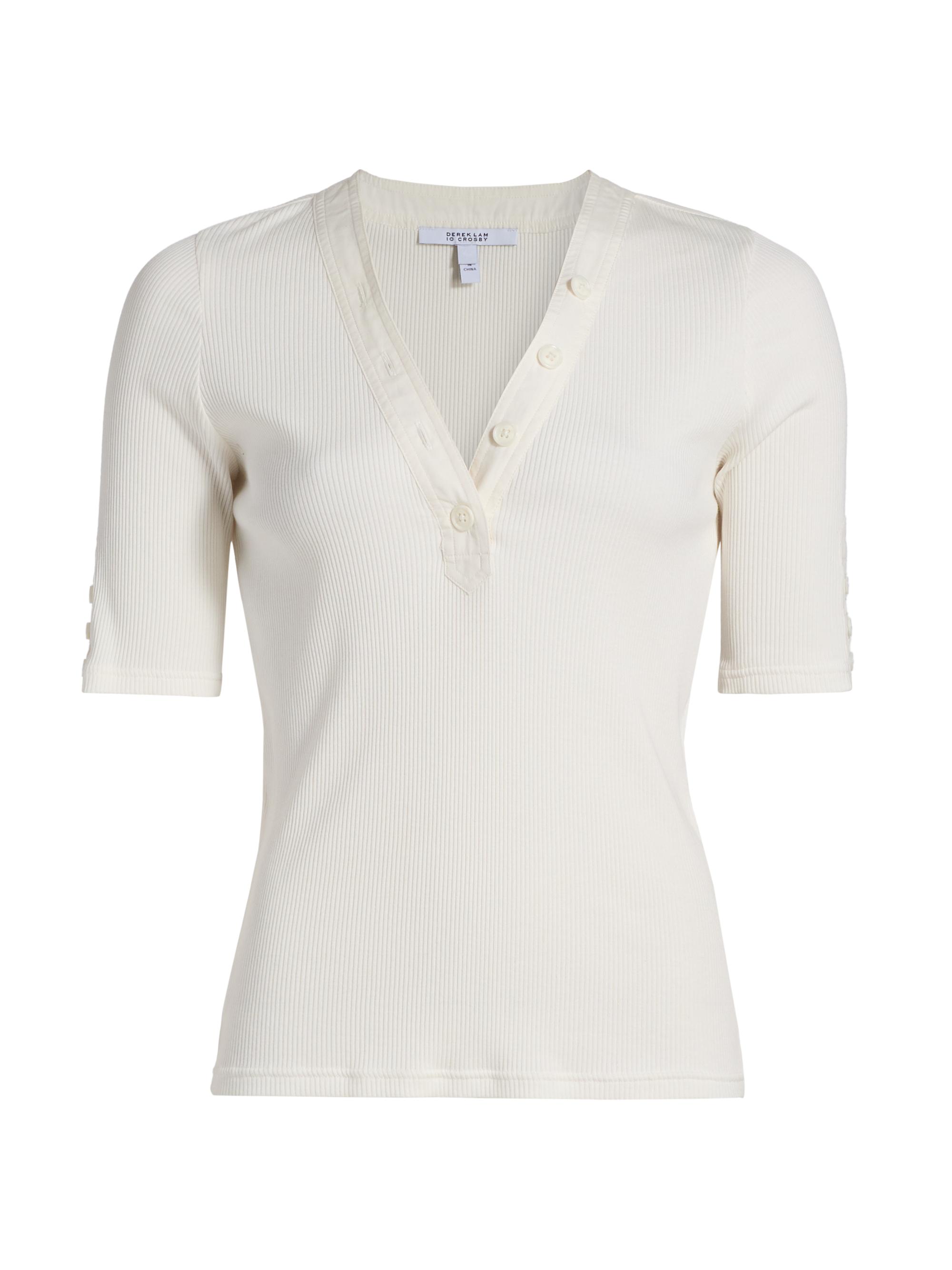 Derek Lam 10 Crosby Samaria Lace Top | Saks Fifth Avenue