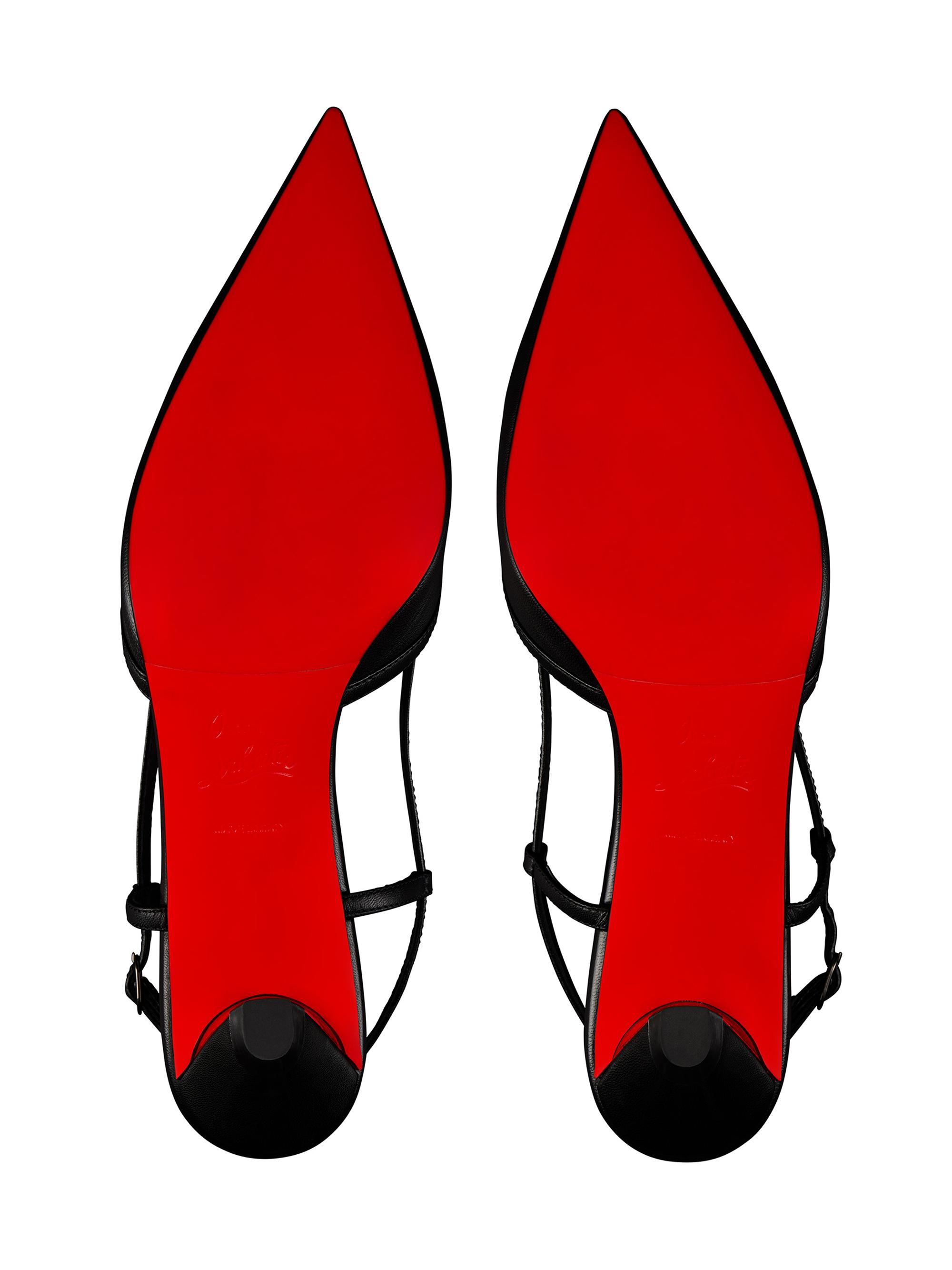 Christian Louboutin Miss Z Slingina Leather 25MM Pumps | Saks