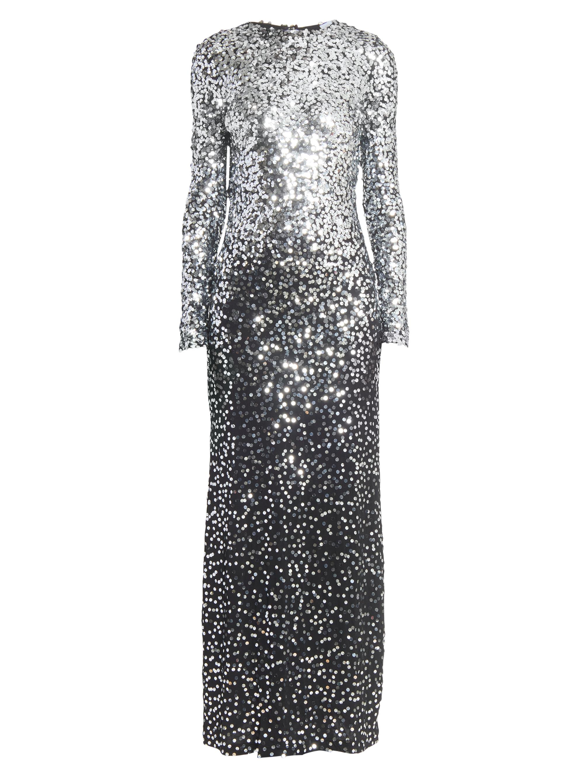 Rabanne Women's Sequined Backless Maxi Dress - Black