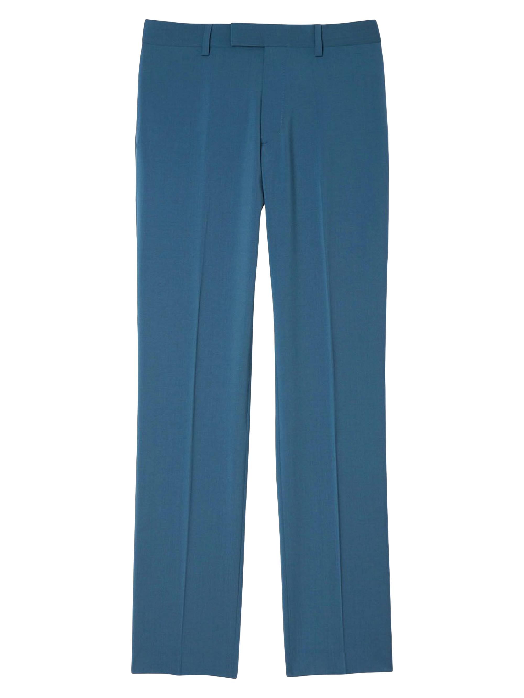 Sandro Men's Wool Suit Trousers - Thunderstorm Blue