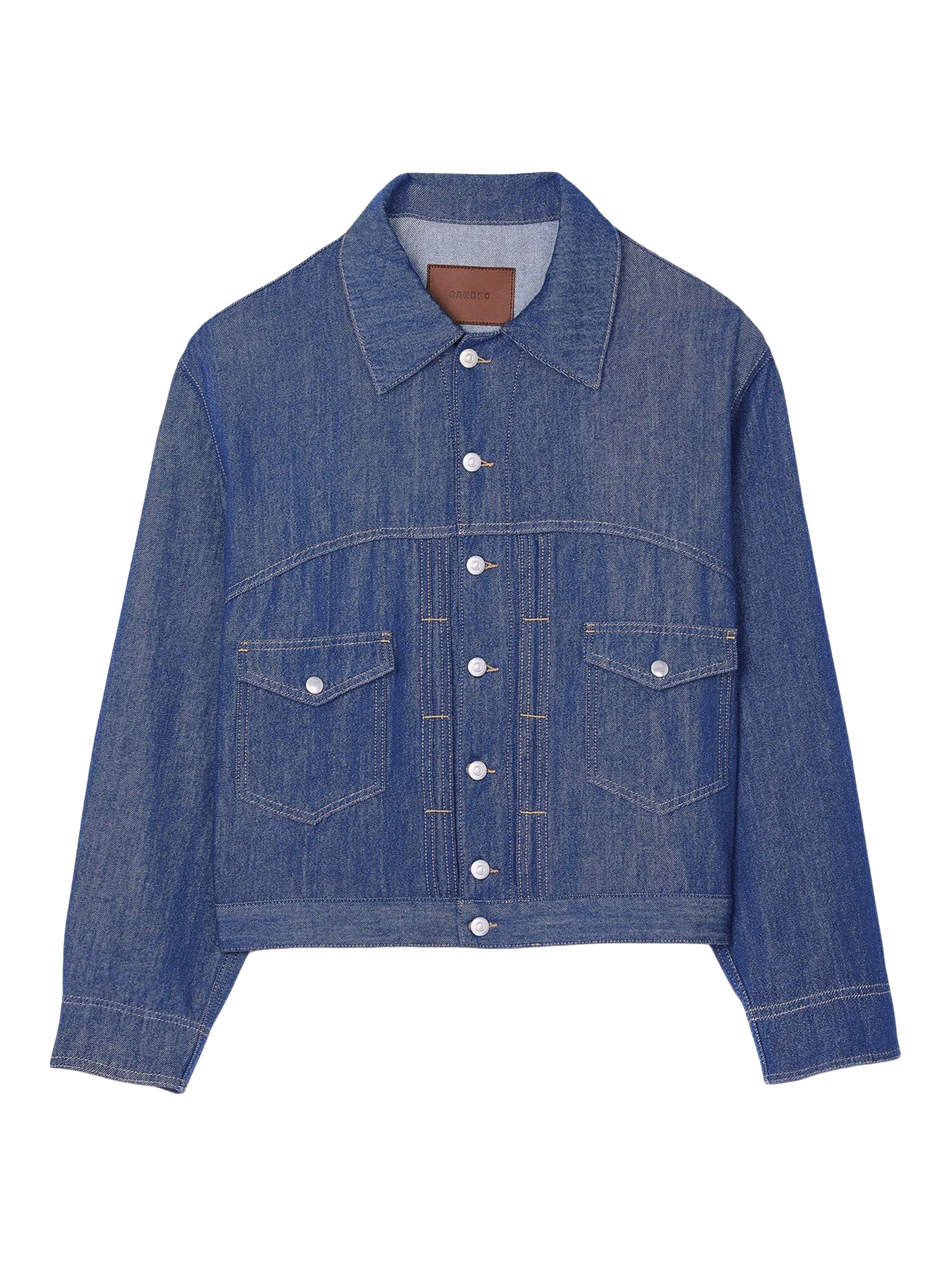 Sandro Men's Chambray Jacket - Raw Denim