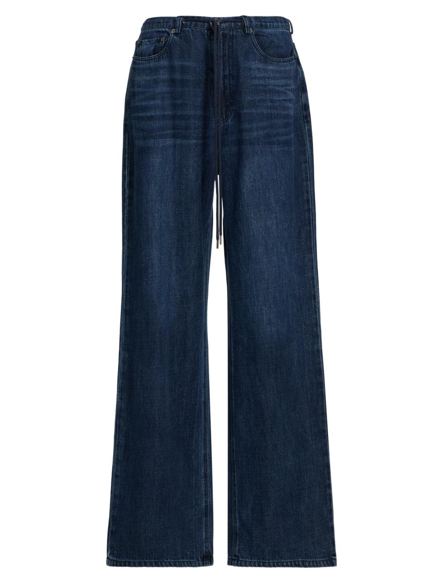 Rails Women's Normandie Drawstring Wide-leg Jeans In Blue