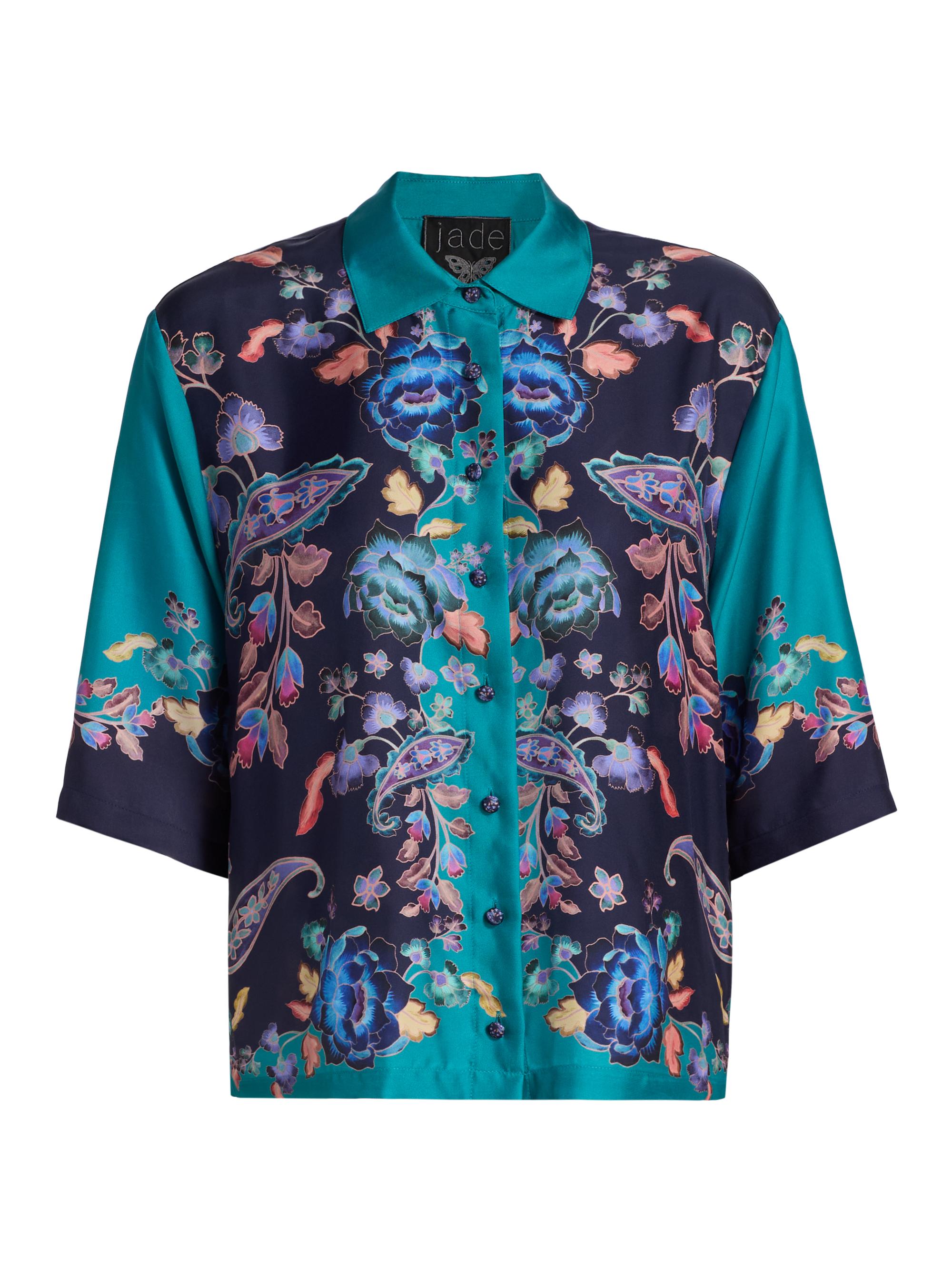 Johnny Was Women's Claudine Button-Front Shirt - Stevies Garden