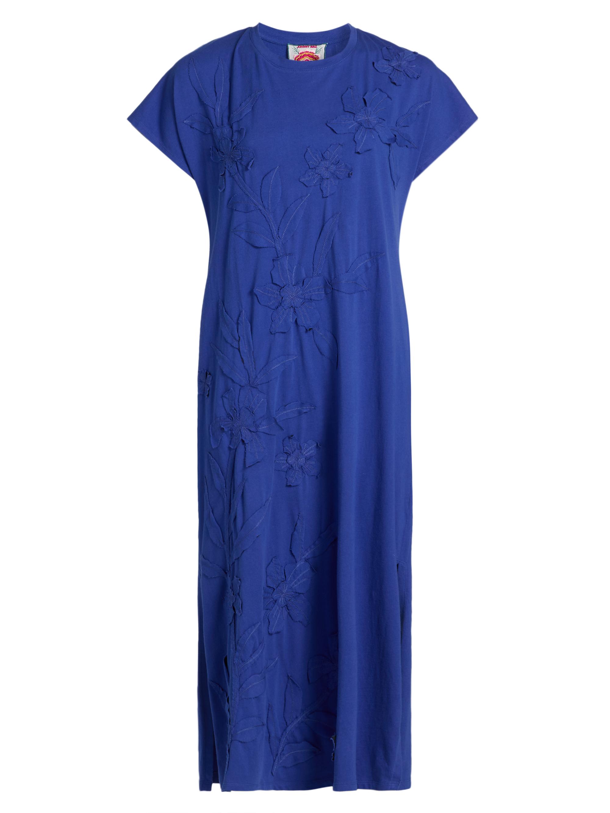 Johnny Was Nicolette Embroidered Handkerchief Minidress | Saks