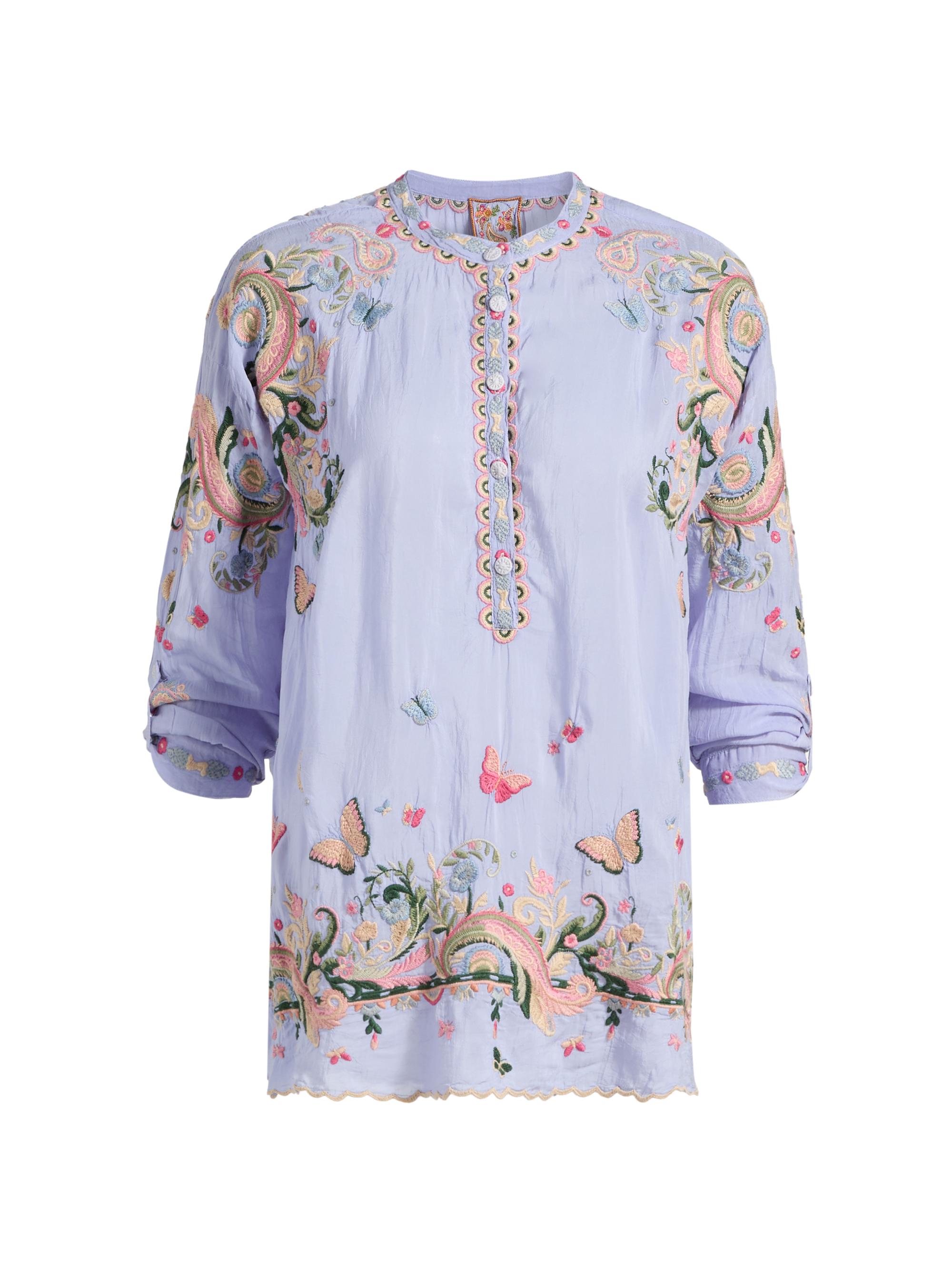 Johnny Was Women's Puglia Sami Tunic - Persian Violet