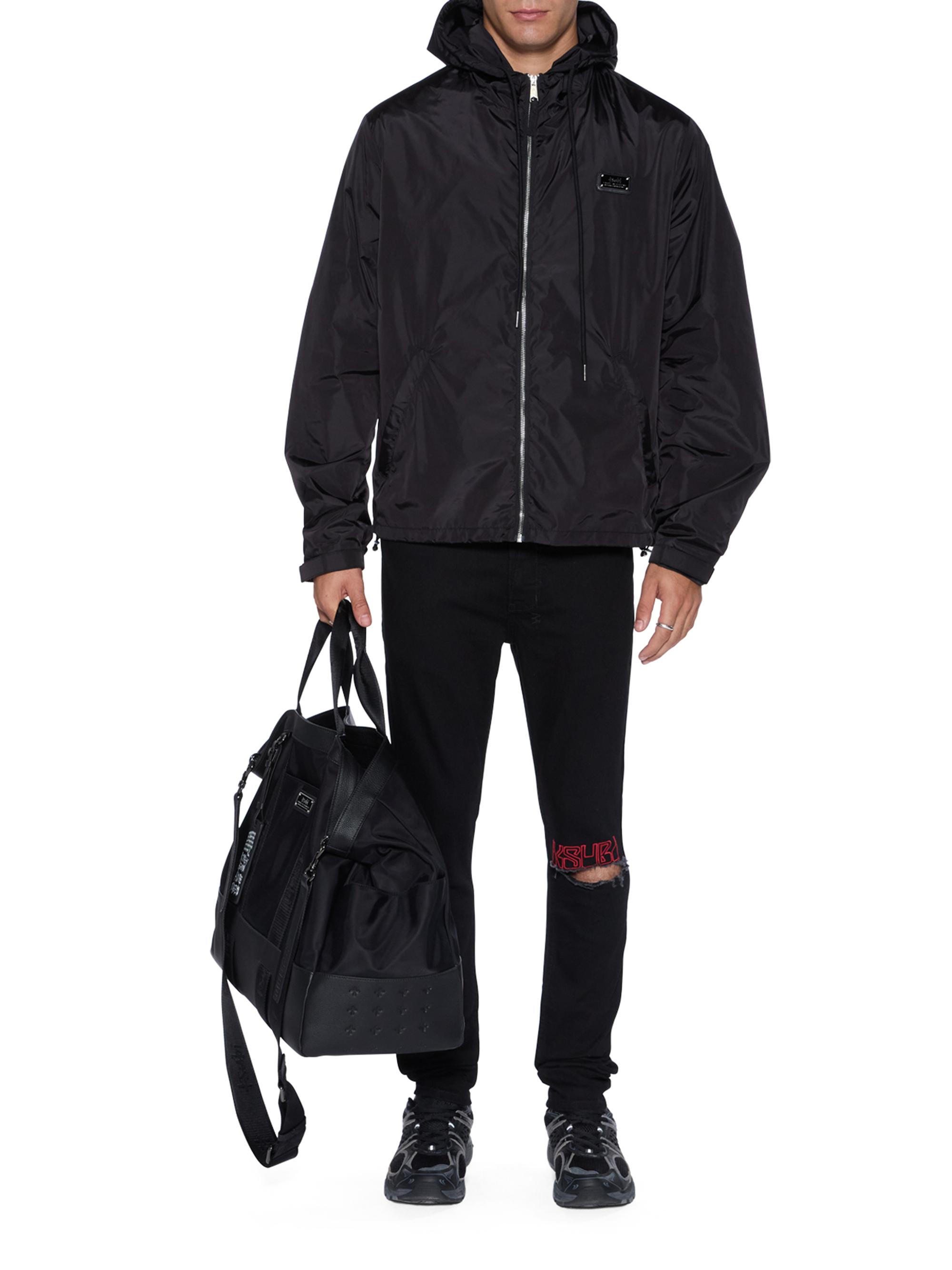 Van Winkle Laid Black Sting Skinny Jeans