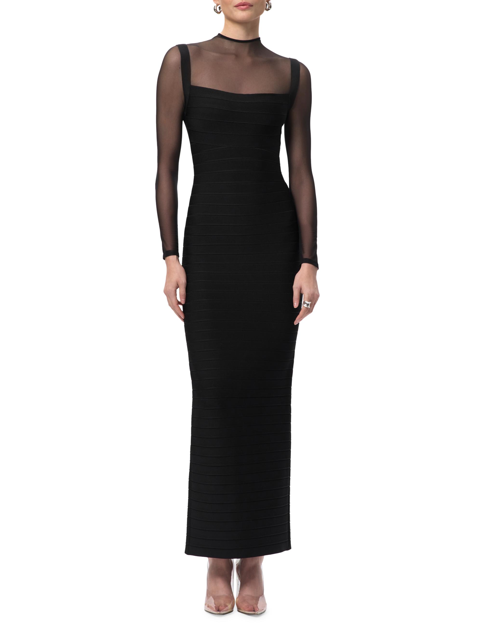 Hervé Léger Women's The Ella Bandage Knit Gown - Black