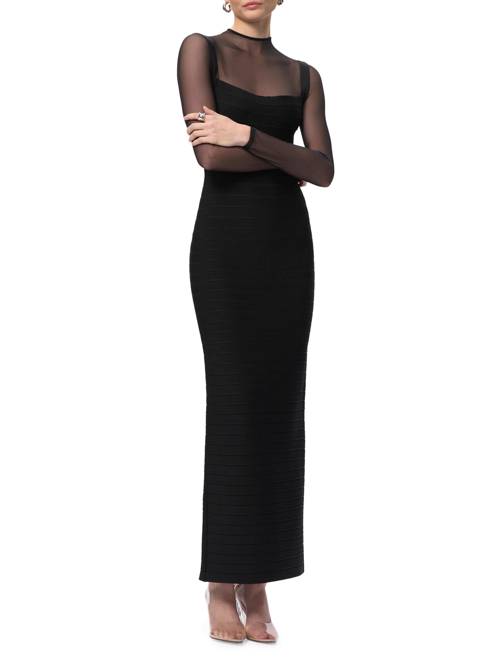 long brown dress XS