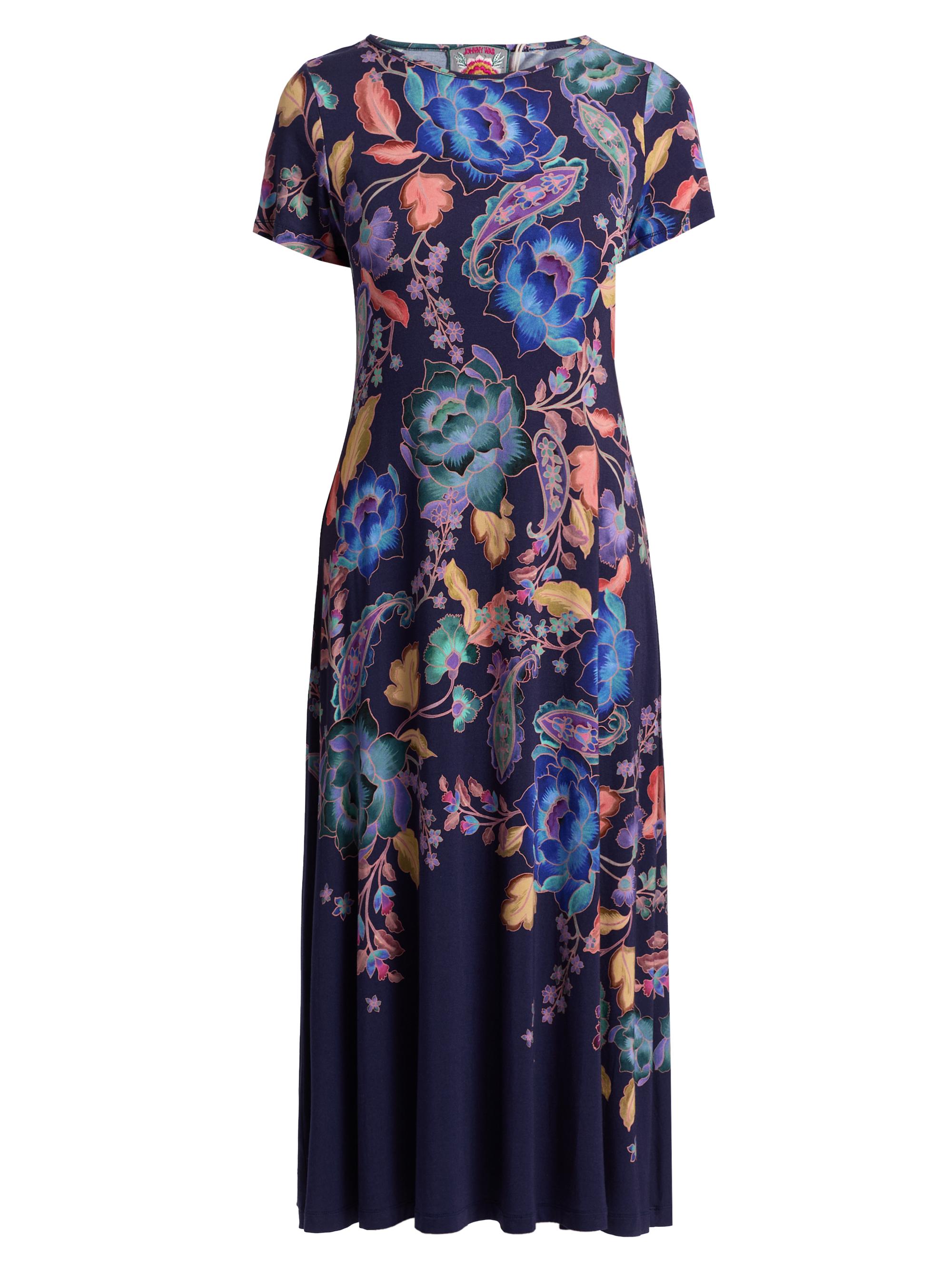 Johnny Was Women's Janie Favorite Printed Midi-Dress - Stevies Garden