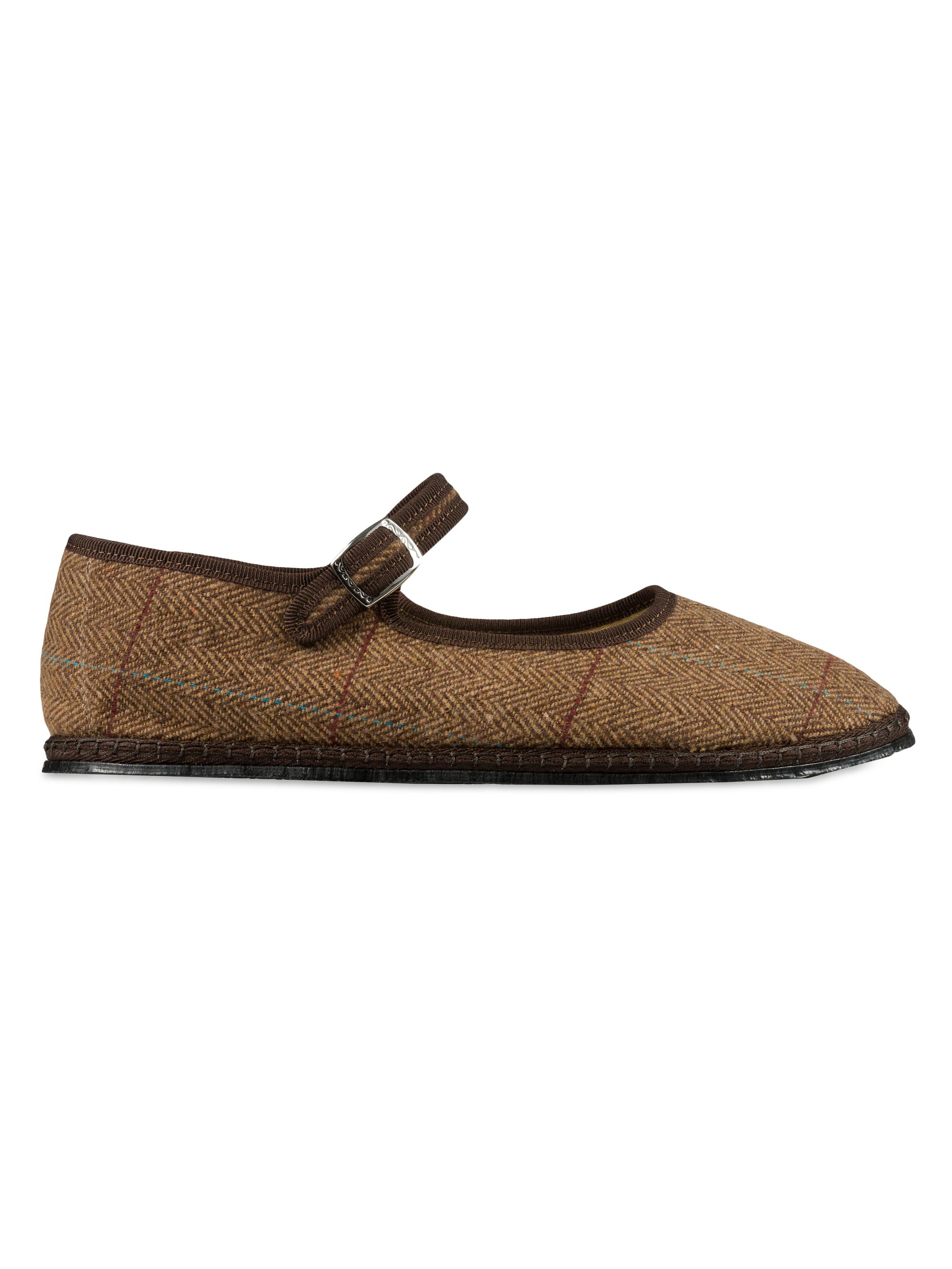 Vibi Venezia Women's Textured Mary Janes - Brown