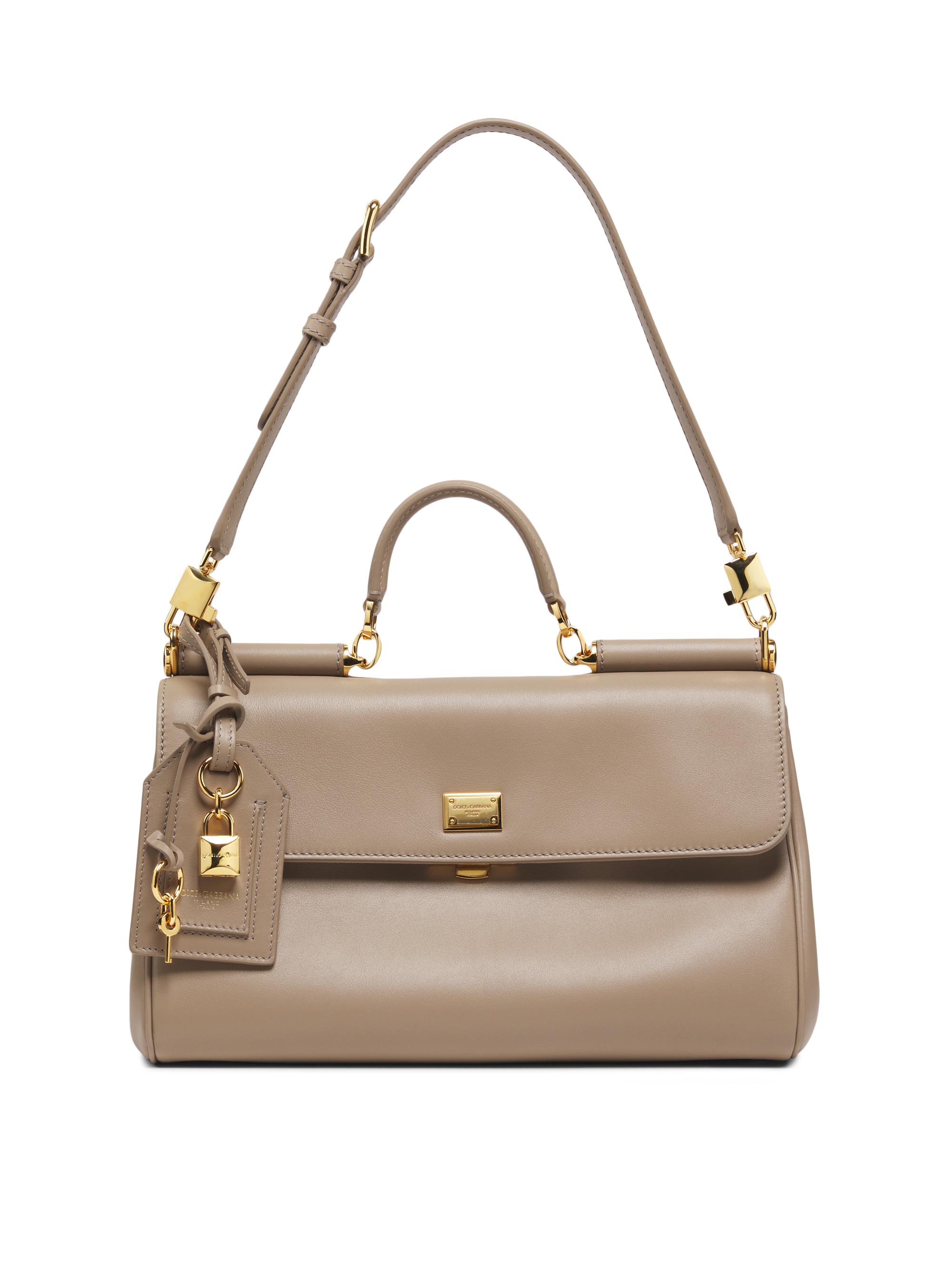 Tory Burch Lee Radziwill Small Croc-Embossed Leather Top Handle