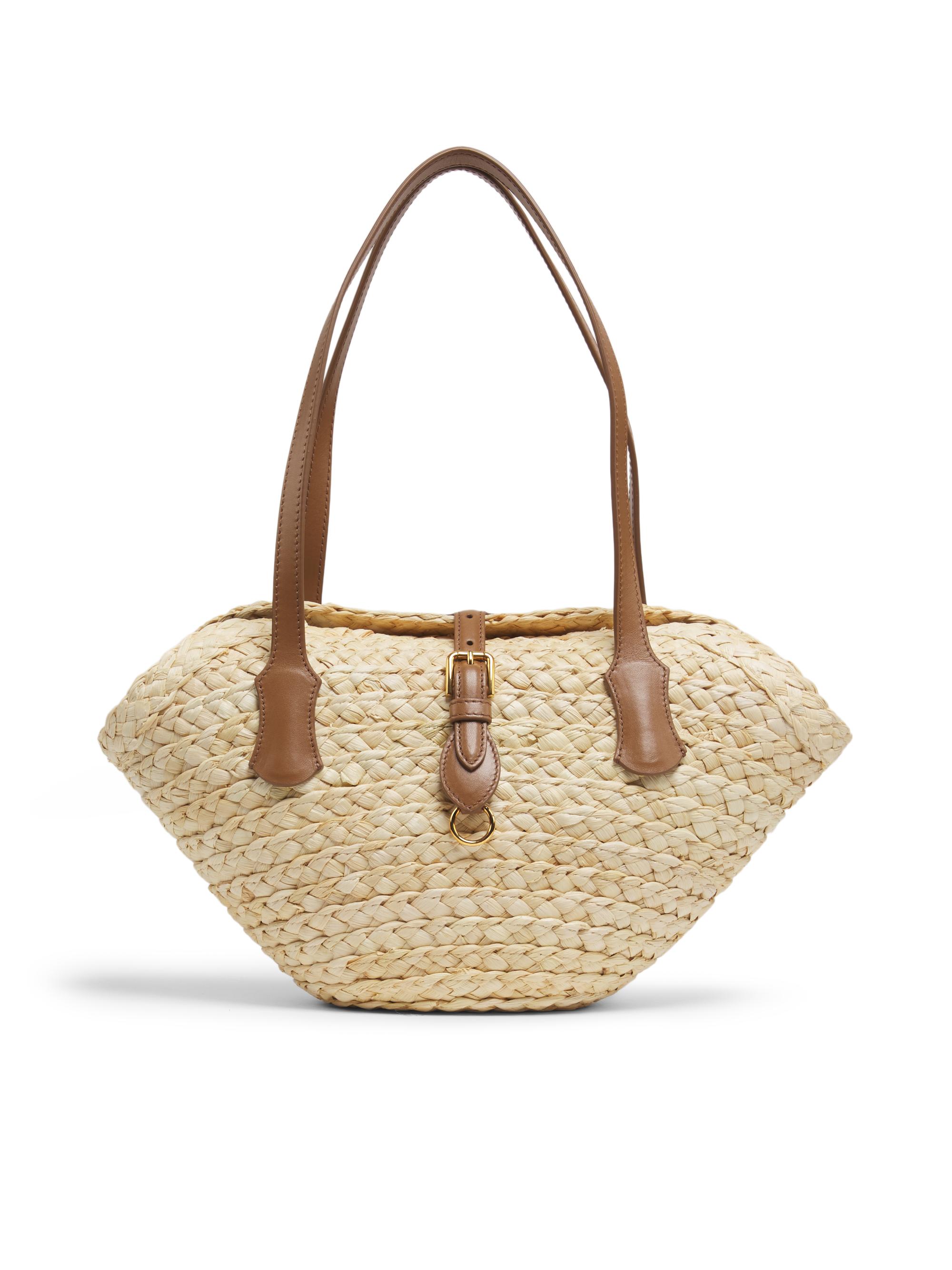 Dolce & Gabbana Women's Capri Coffa Raffia Tote Bag - Naturale Caramello