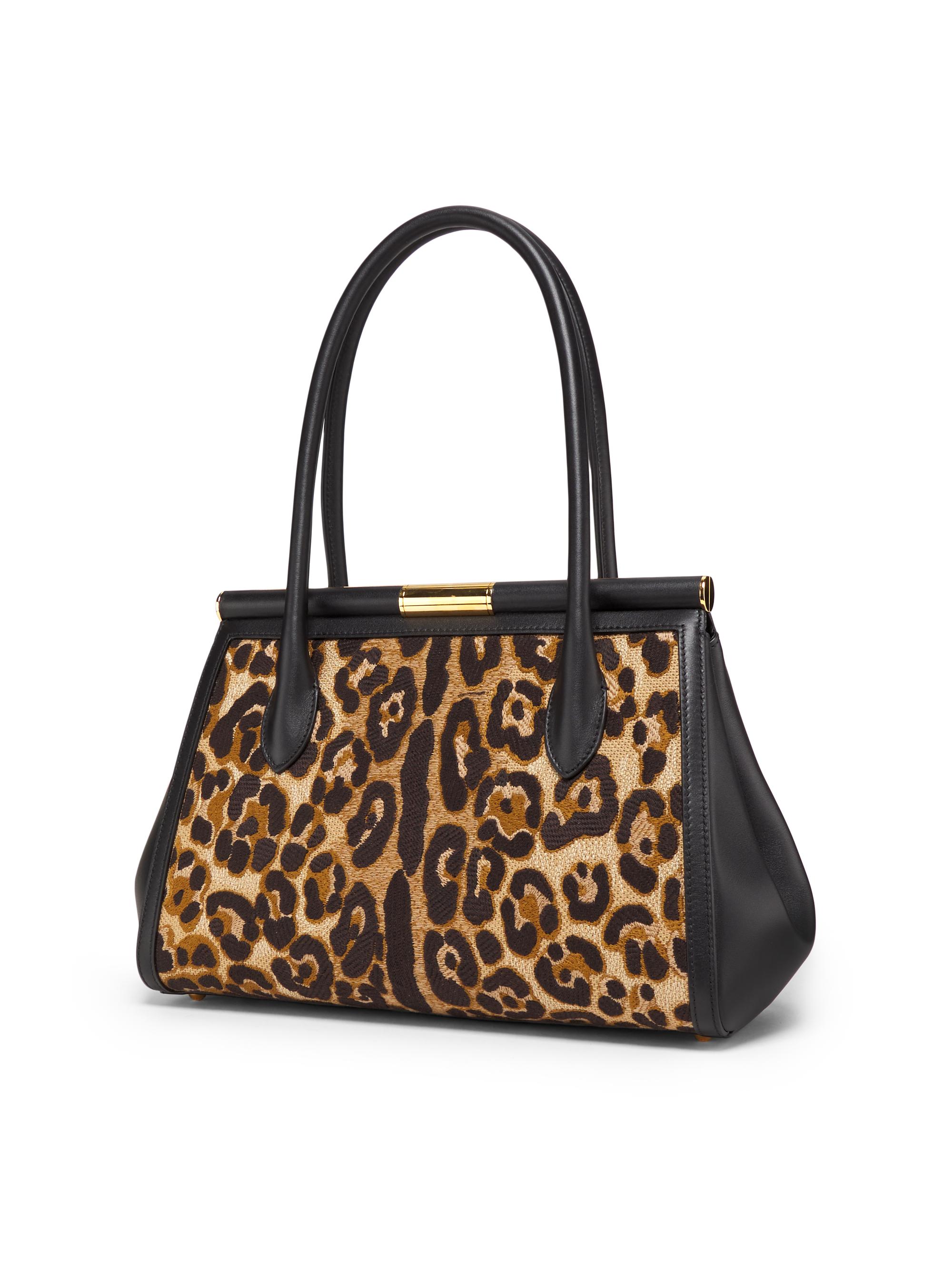 バッグ Dolce & Gabbana Leopard Print Handbag Dolce&Gabbana Marlene Leopard Top Handle Bag | Saks Fifth Avenue