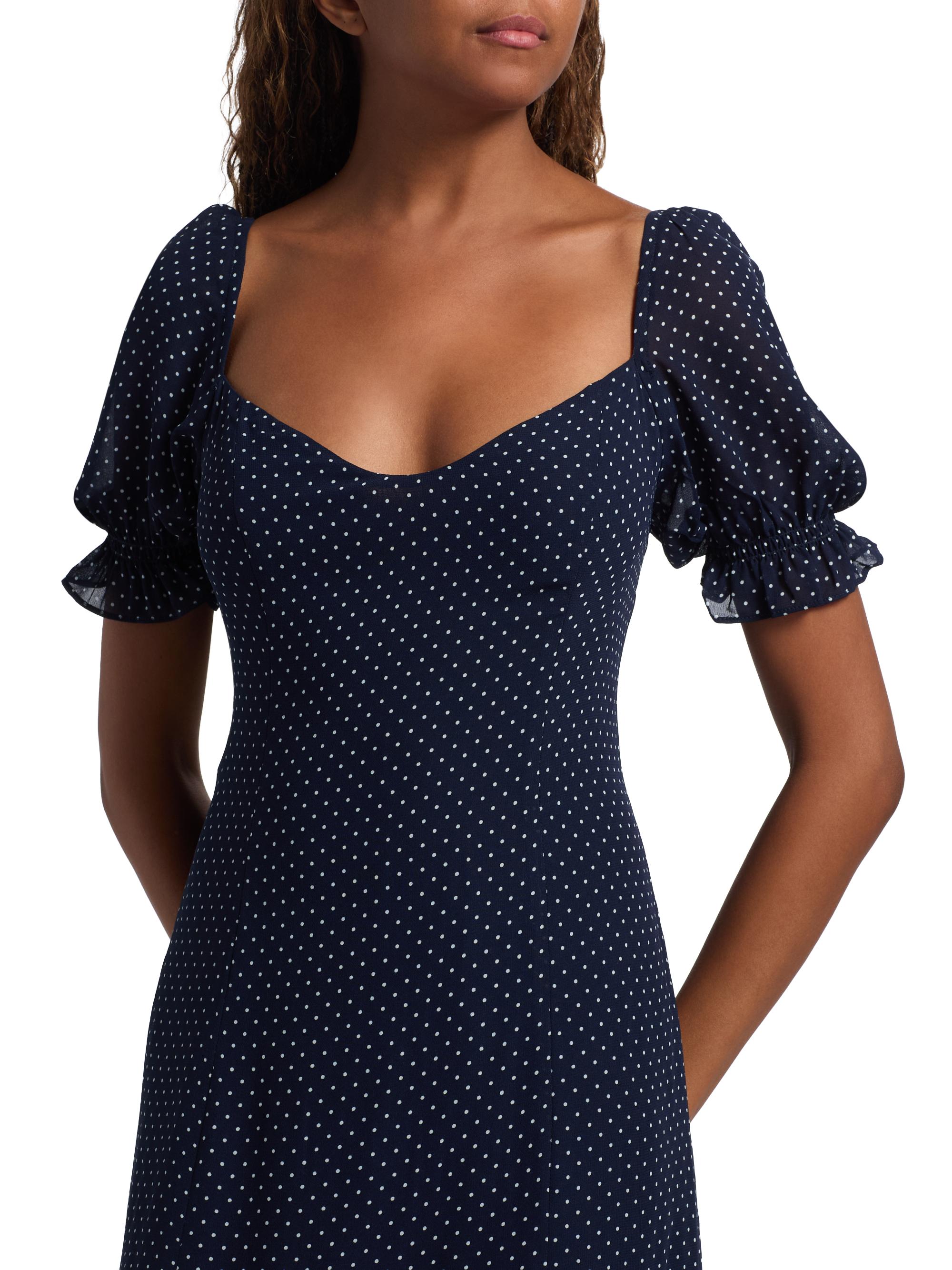 Reformation Gloria Polka Dot Midi-Dress | Saks Fifth Avenue