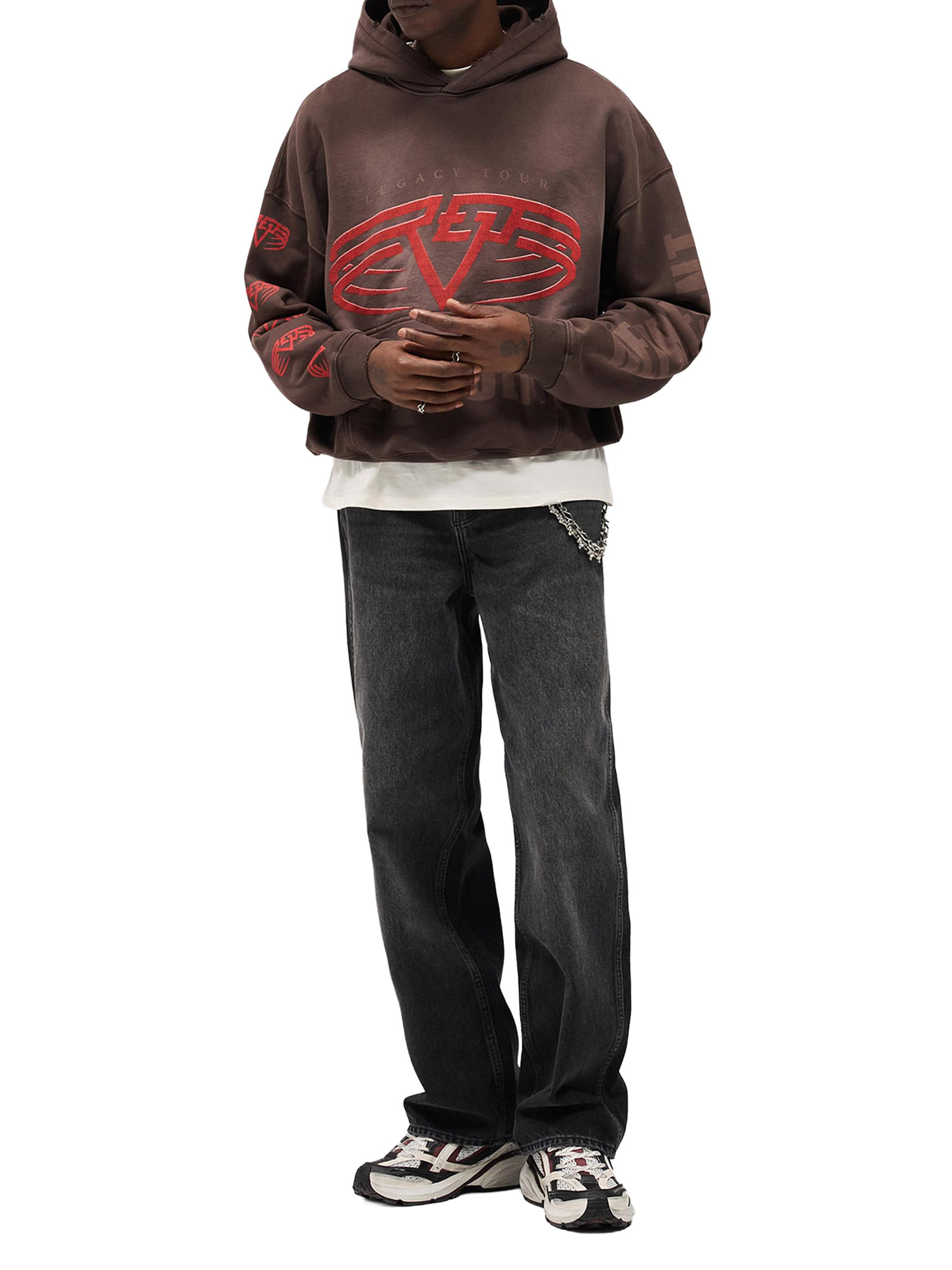 Represent Men's Legacy Living Legacy Tour Reversible Cotton Hoodie - Nero