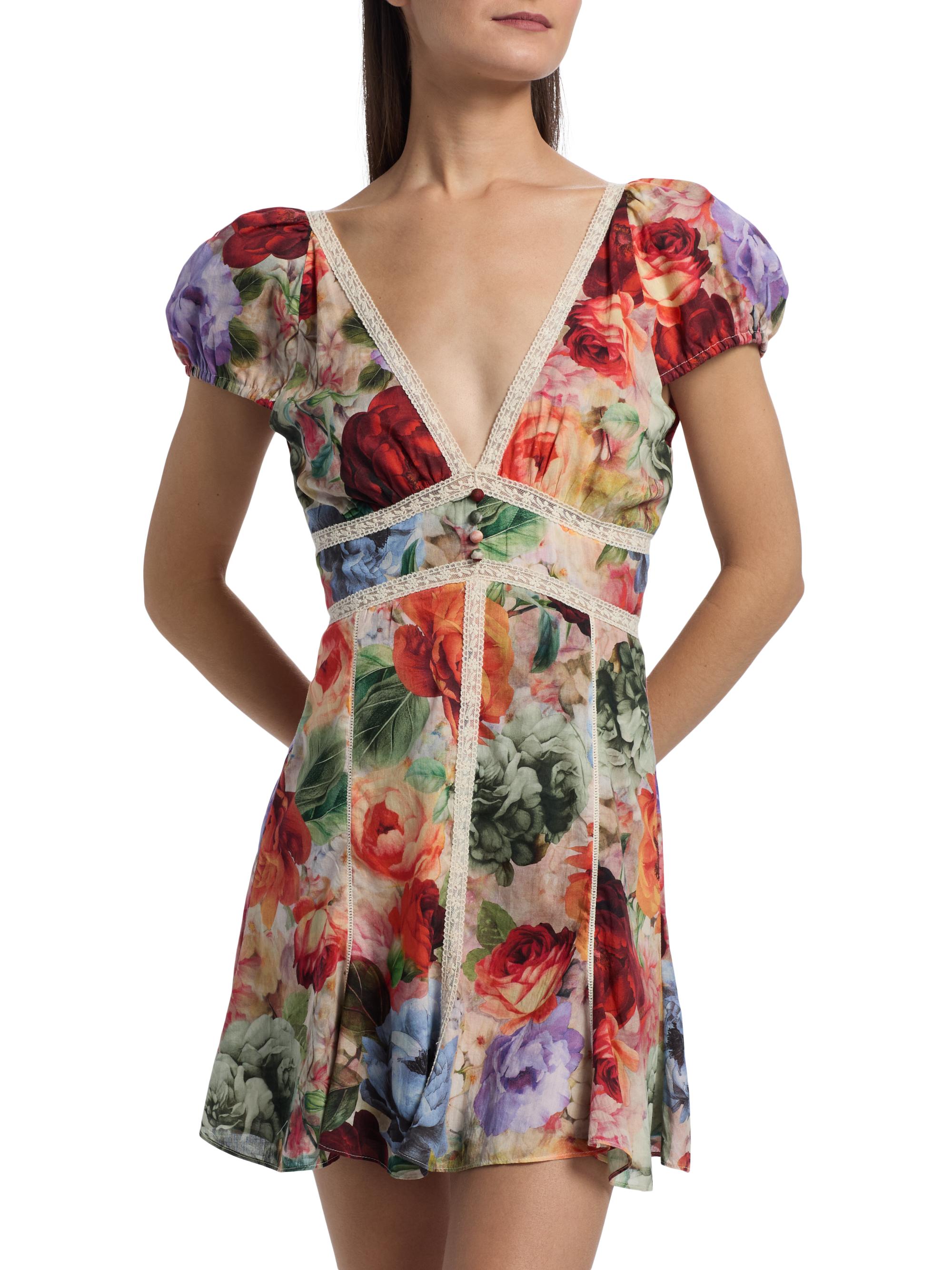 ALICE  Alice + Olivia Forbidden Forest Delaina Mesh Top | Neiman Marcus