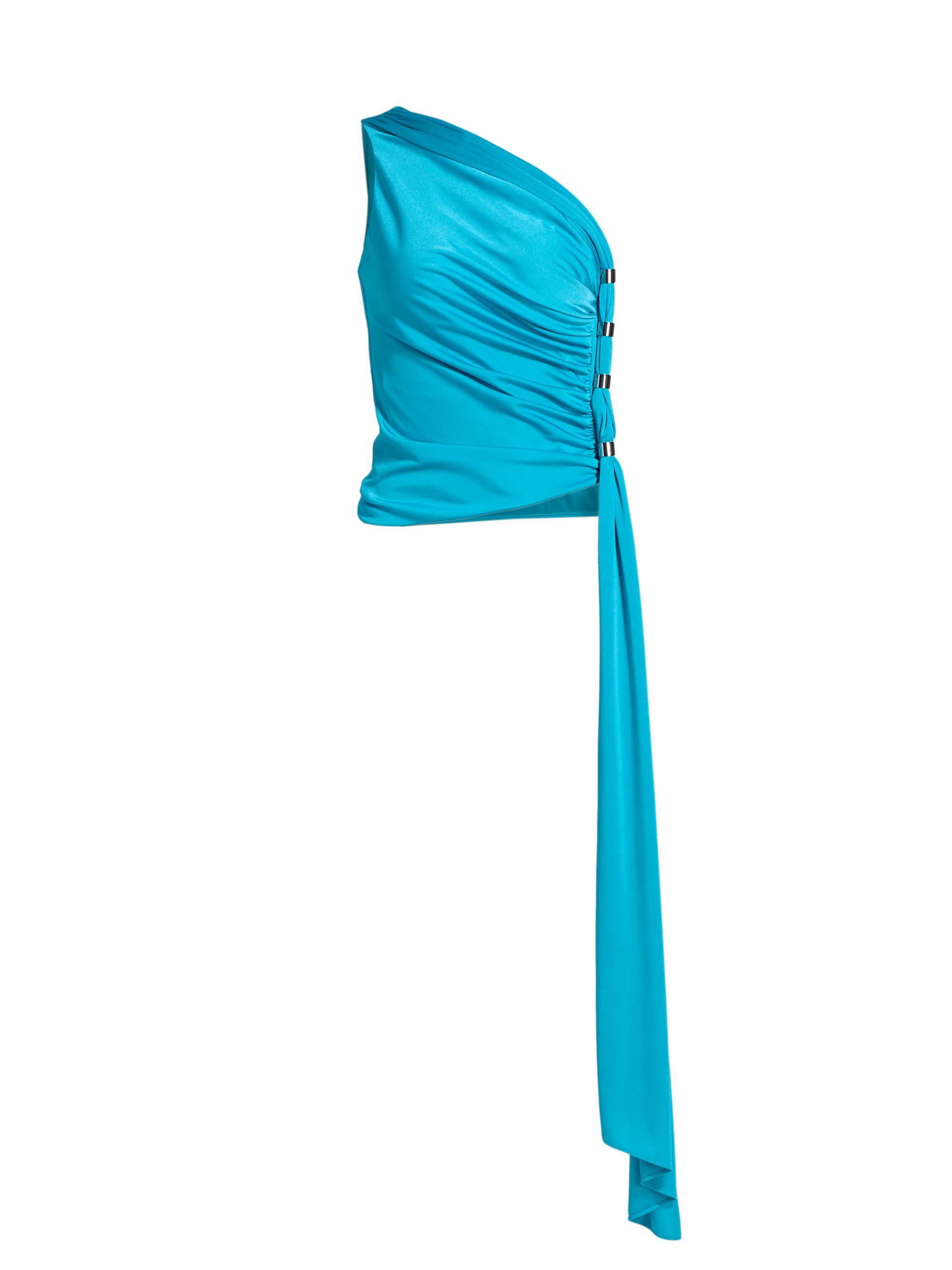 Et Ochs Women's Jamie One-Shoulder Top - Turquoise