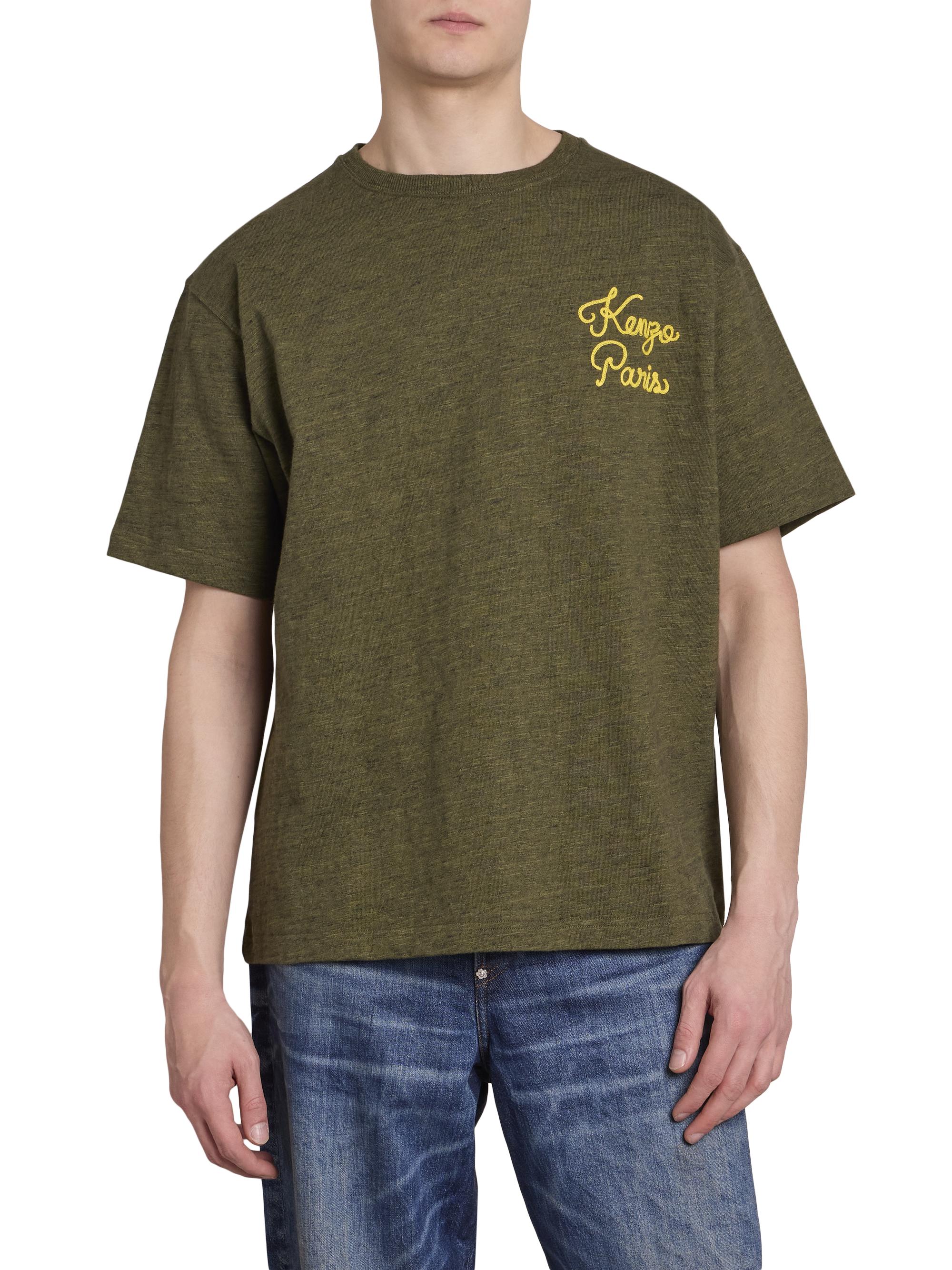 ★セール開催中”セール対象品★　KENZO Kenzo Chainstitched Embroidered Logo T-Shirt | Saks Fifth Avenue