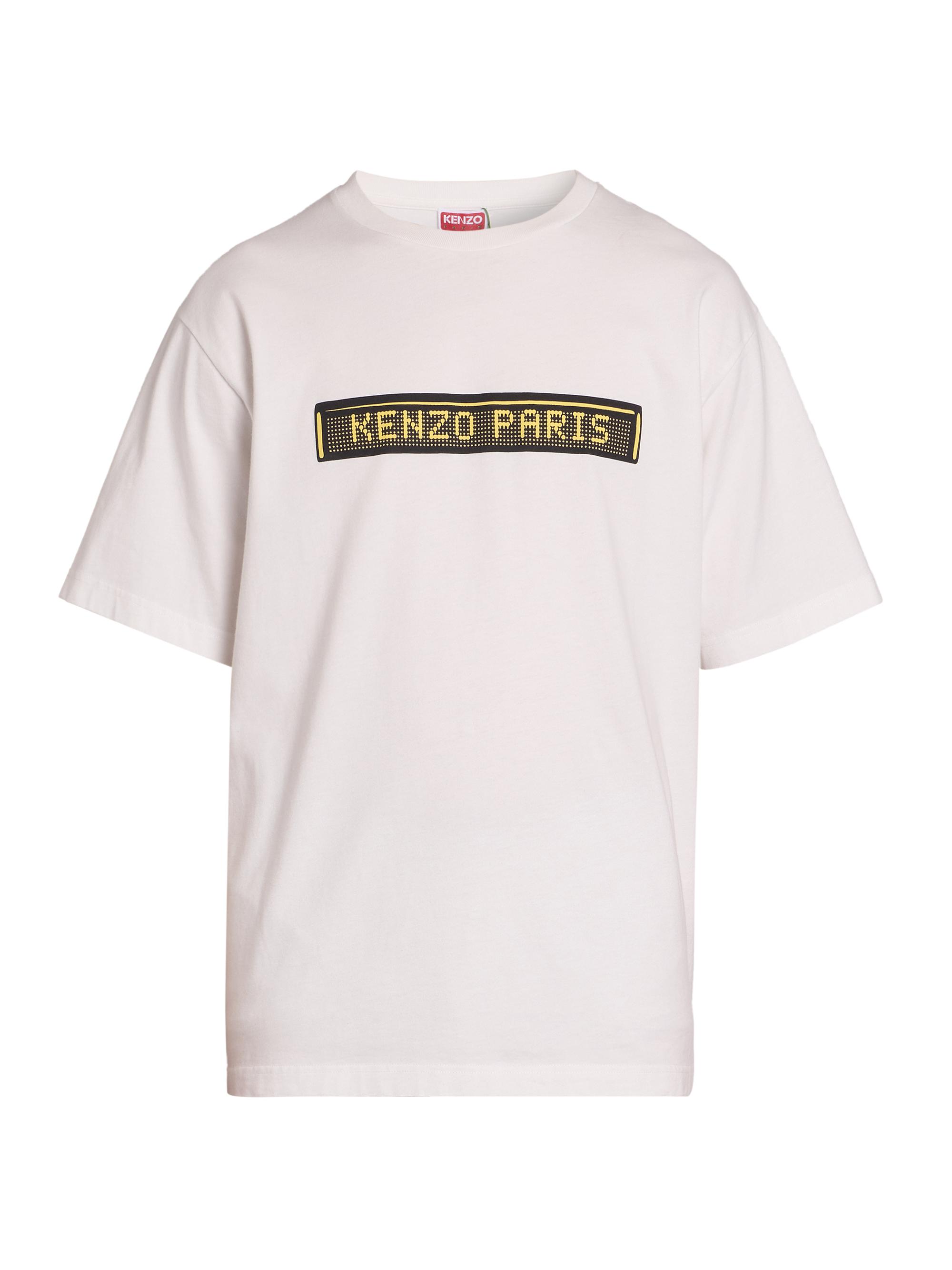 Kenzo Men's City Oversized Crewneck T-Shirt - Off White