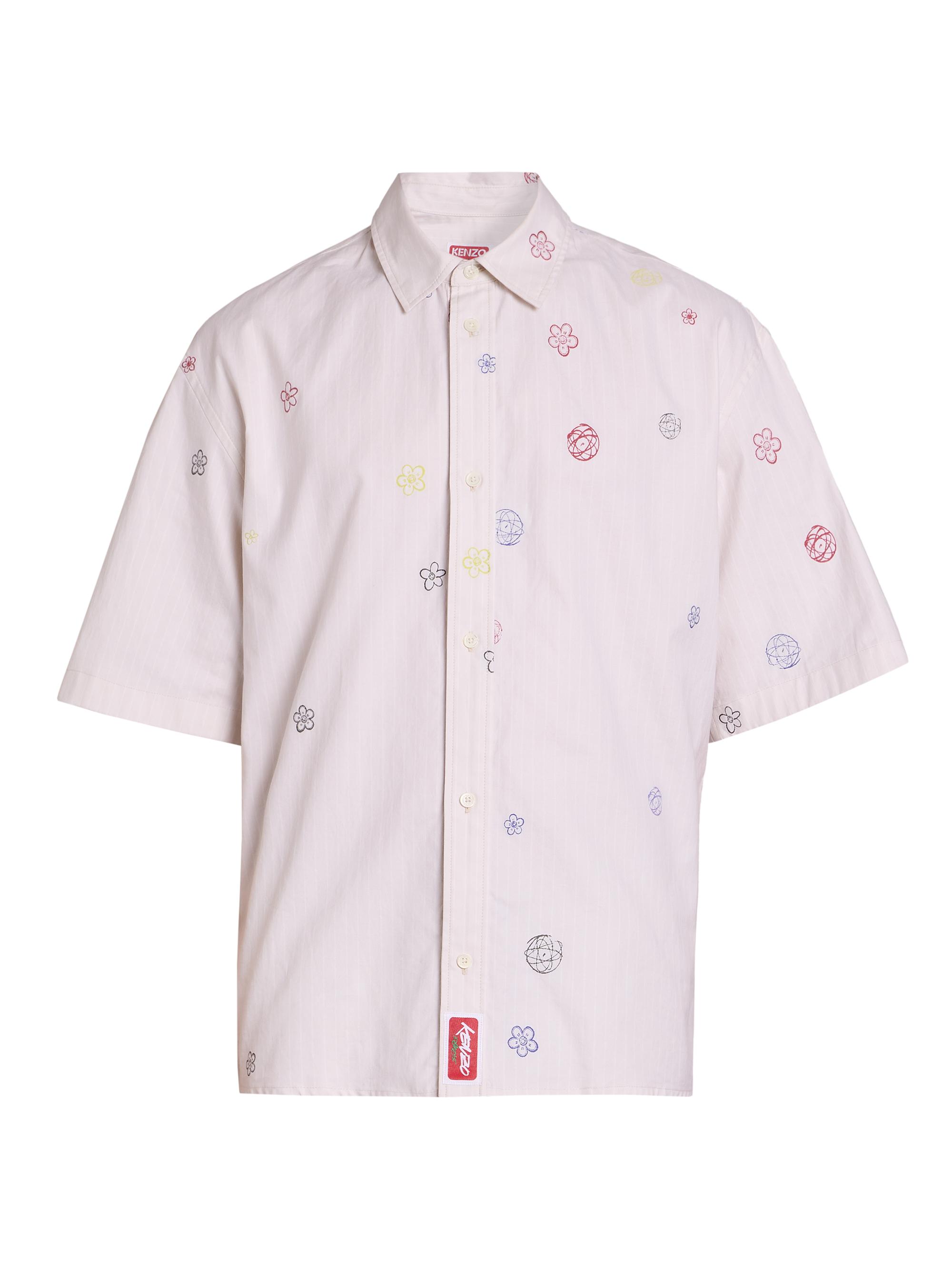 Kenzo Men's Futura Cotton Poplin Shirt - Cream