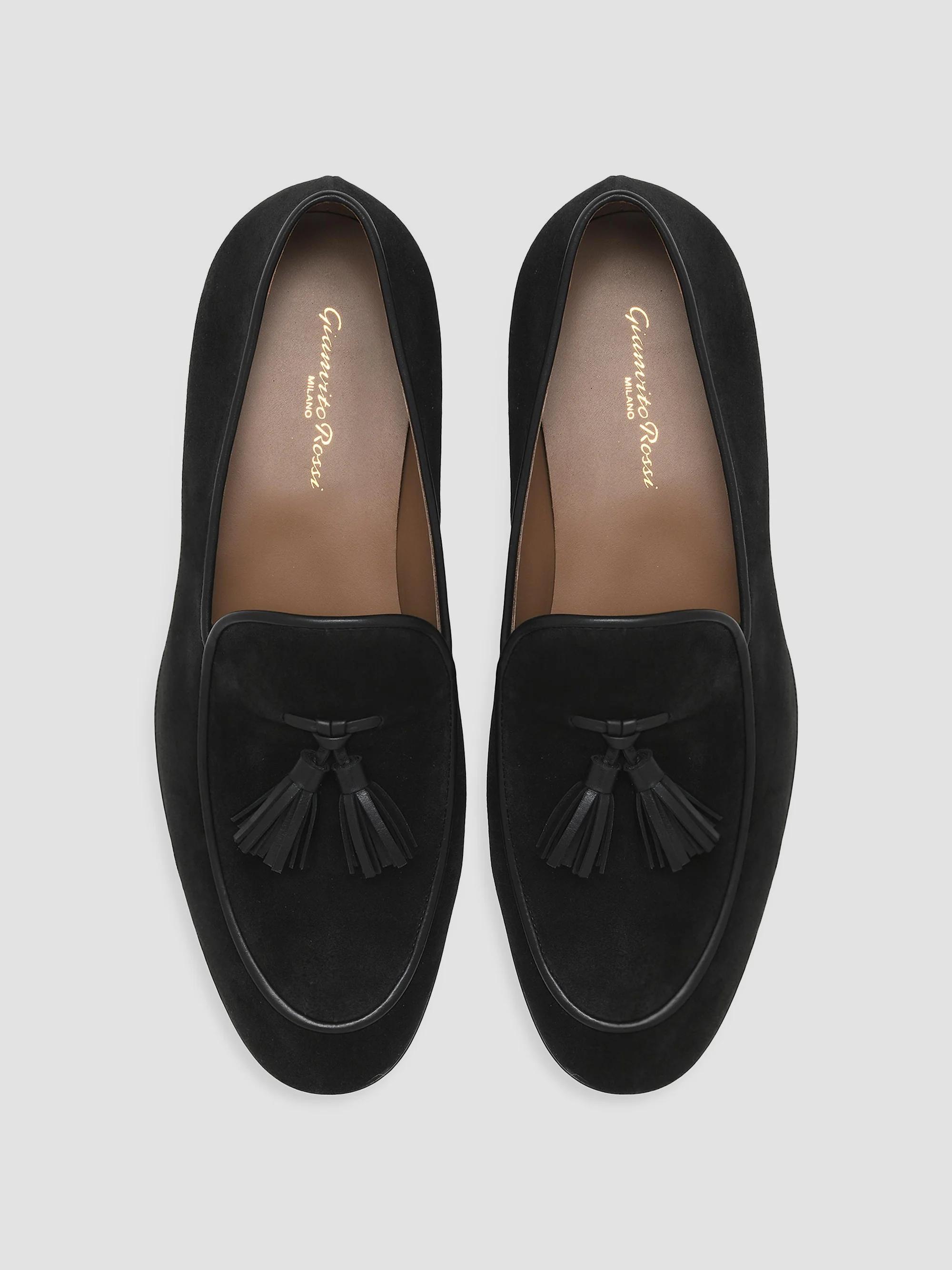 Gianvito Rossi Julio Suede Loafers | Saks Fifth Avenue display picture 2