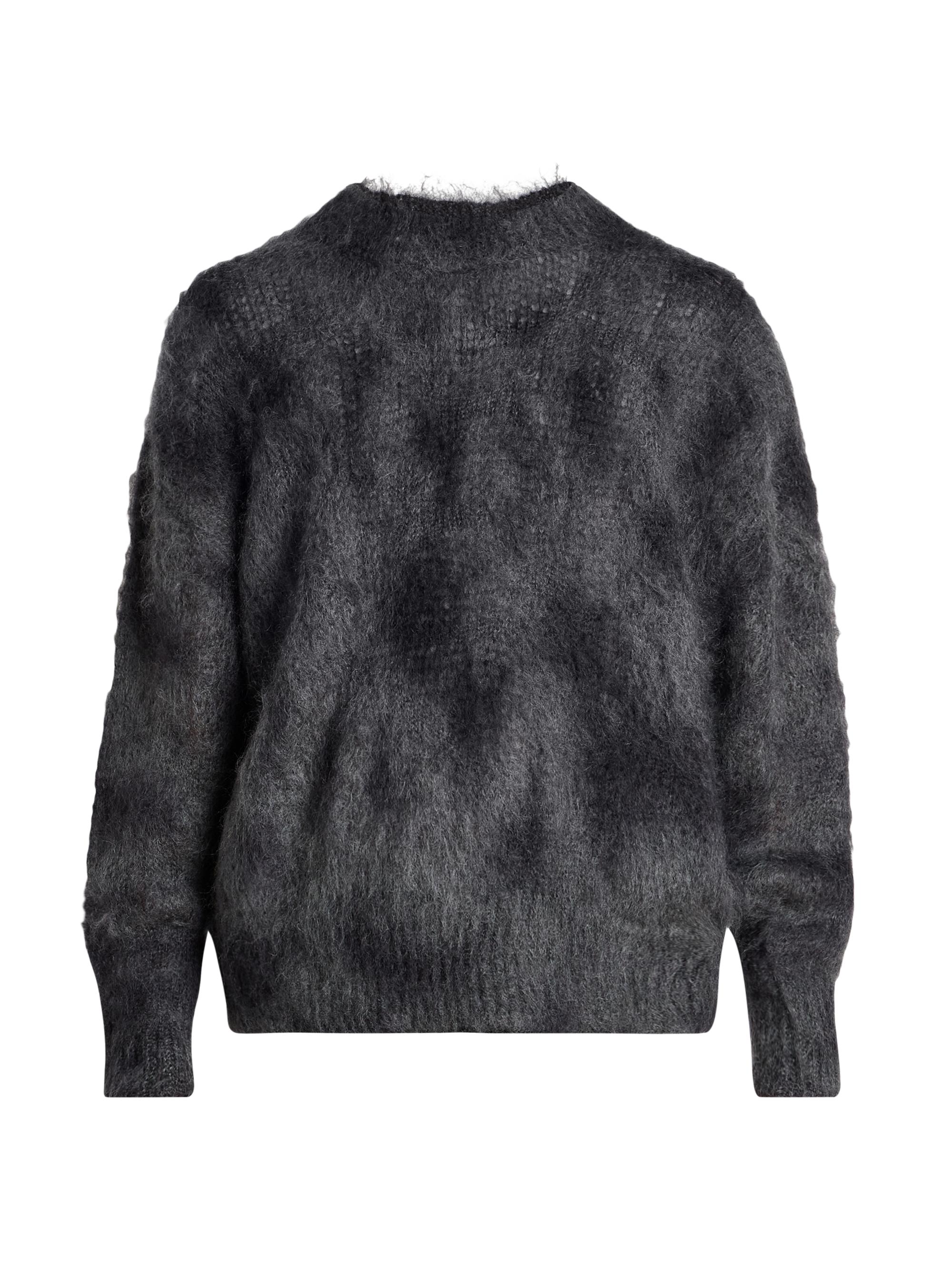 Isabel Marant Men's Miller Mohair-Wool Crewneck Sweater - Anthracite