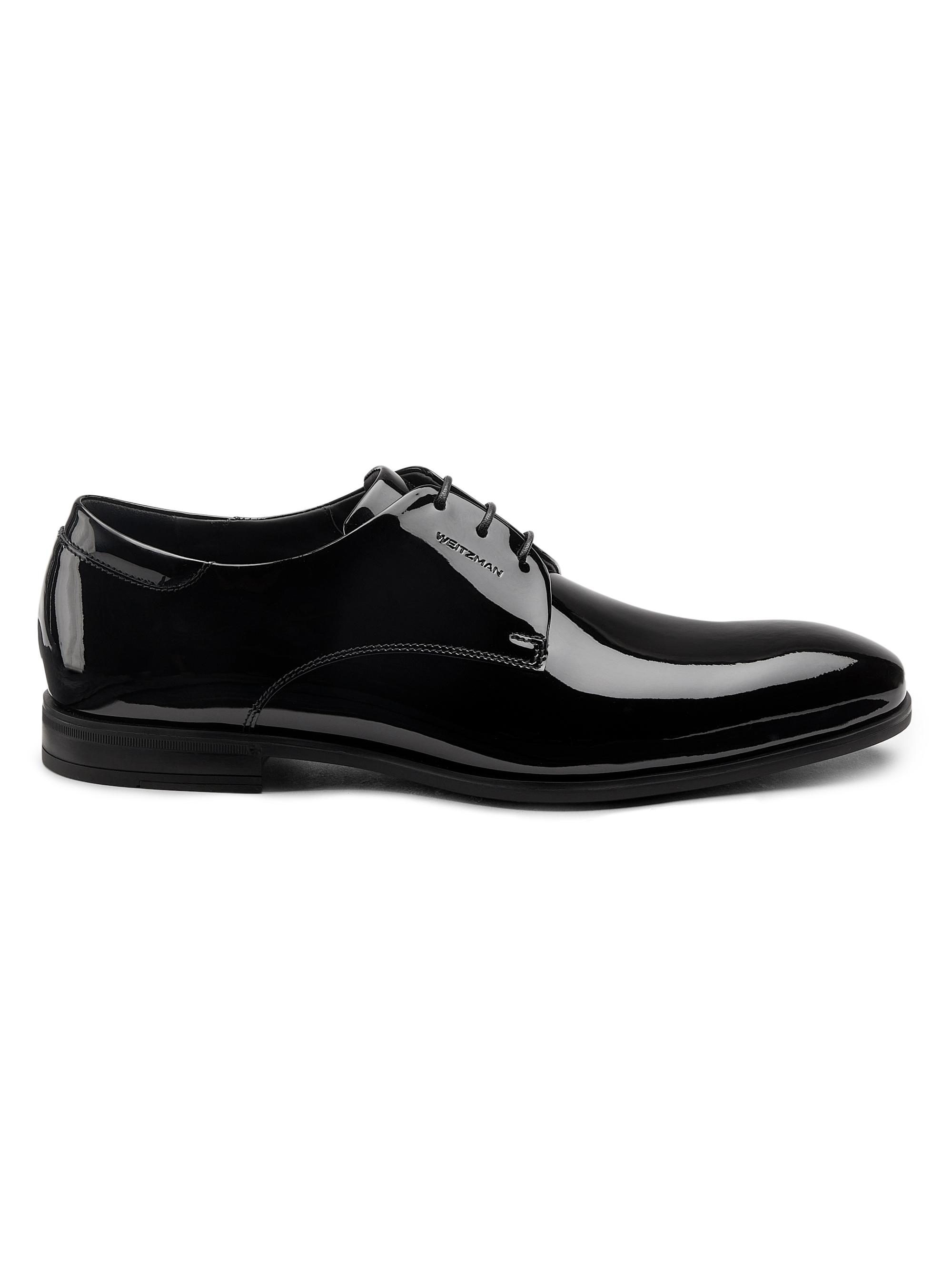 Stuart Weitzman Men's Callum Leather Derbys - Black