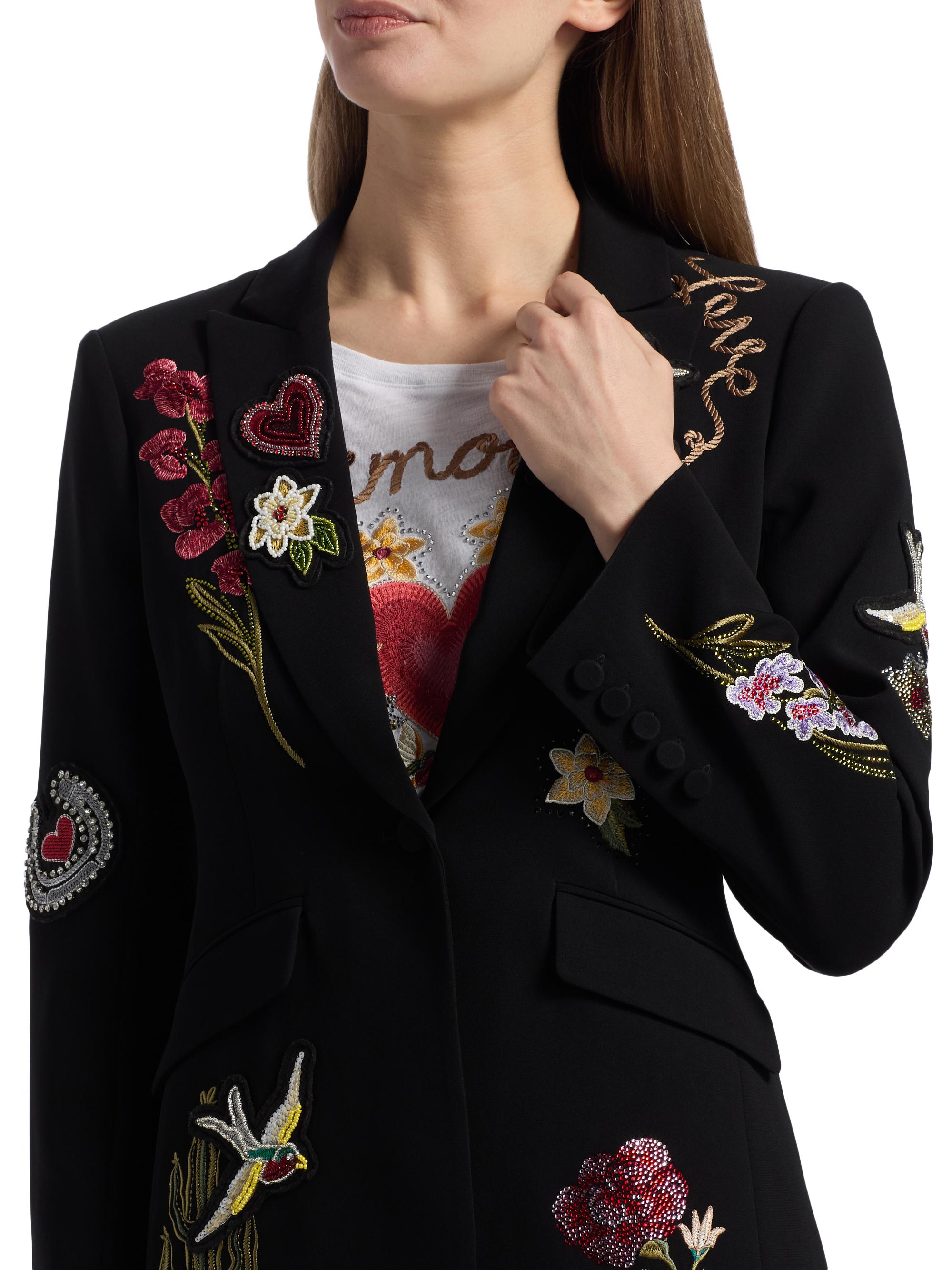 Cinq à Sept Amour Cheyenne Embroidered Blazer | Saks Fifth Avenue