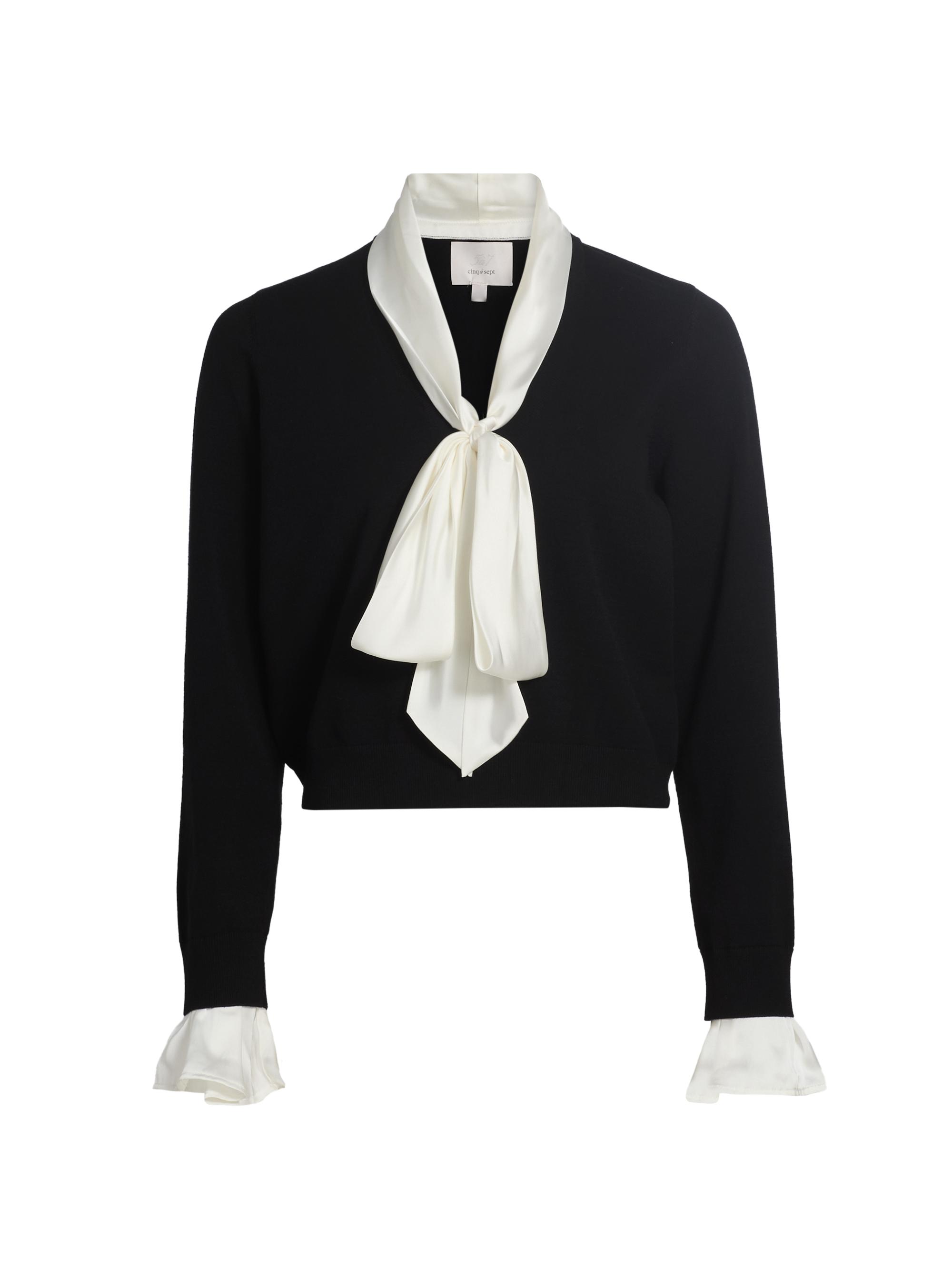 Cinq à Sept Lenu Tie-Neck Sweater | Saks Fifth Avenue