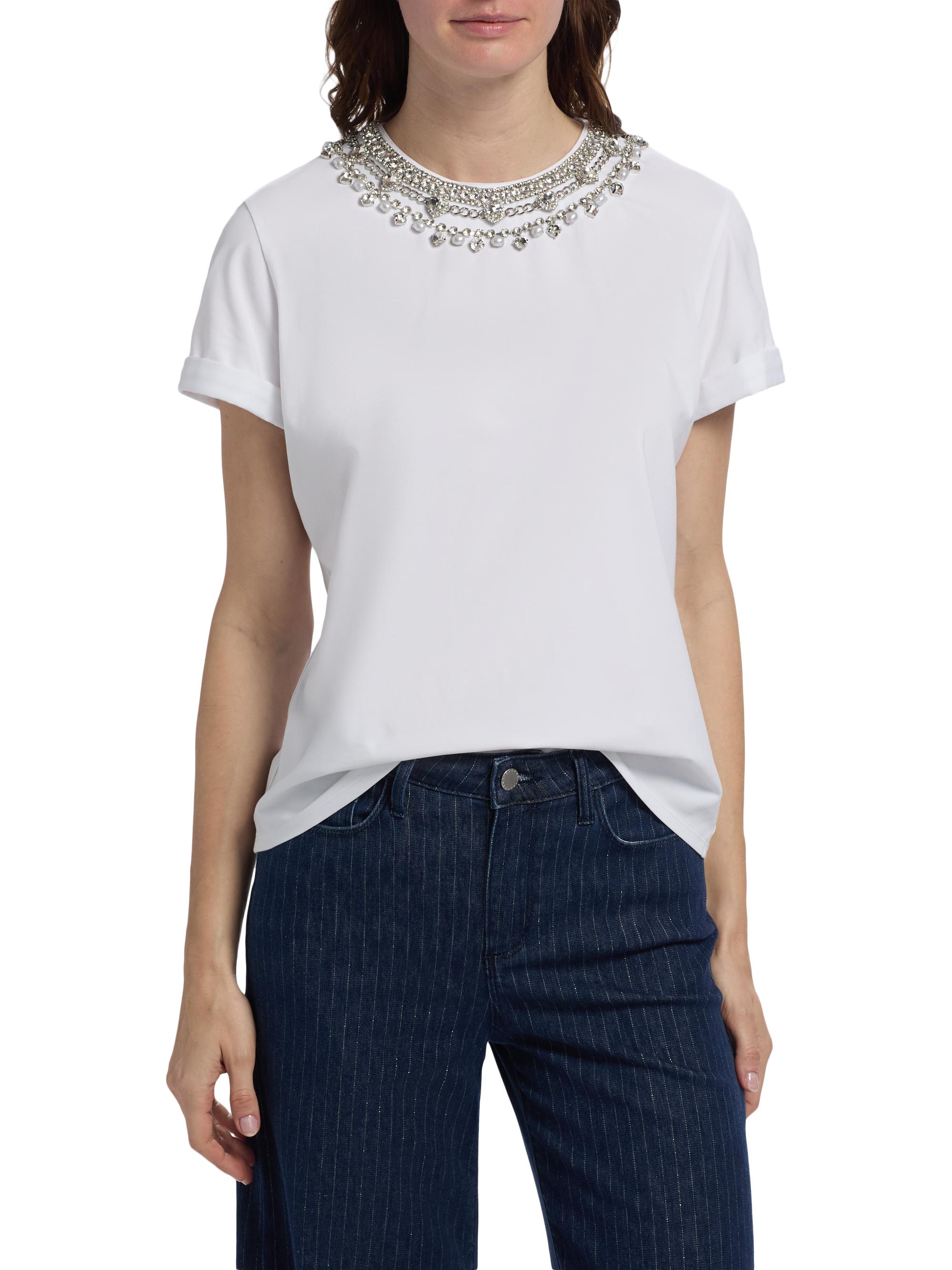 Cinq à Sept Necklace T-Shirt | Saks Fifth Avenue