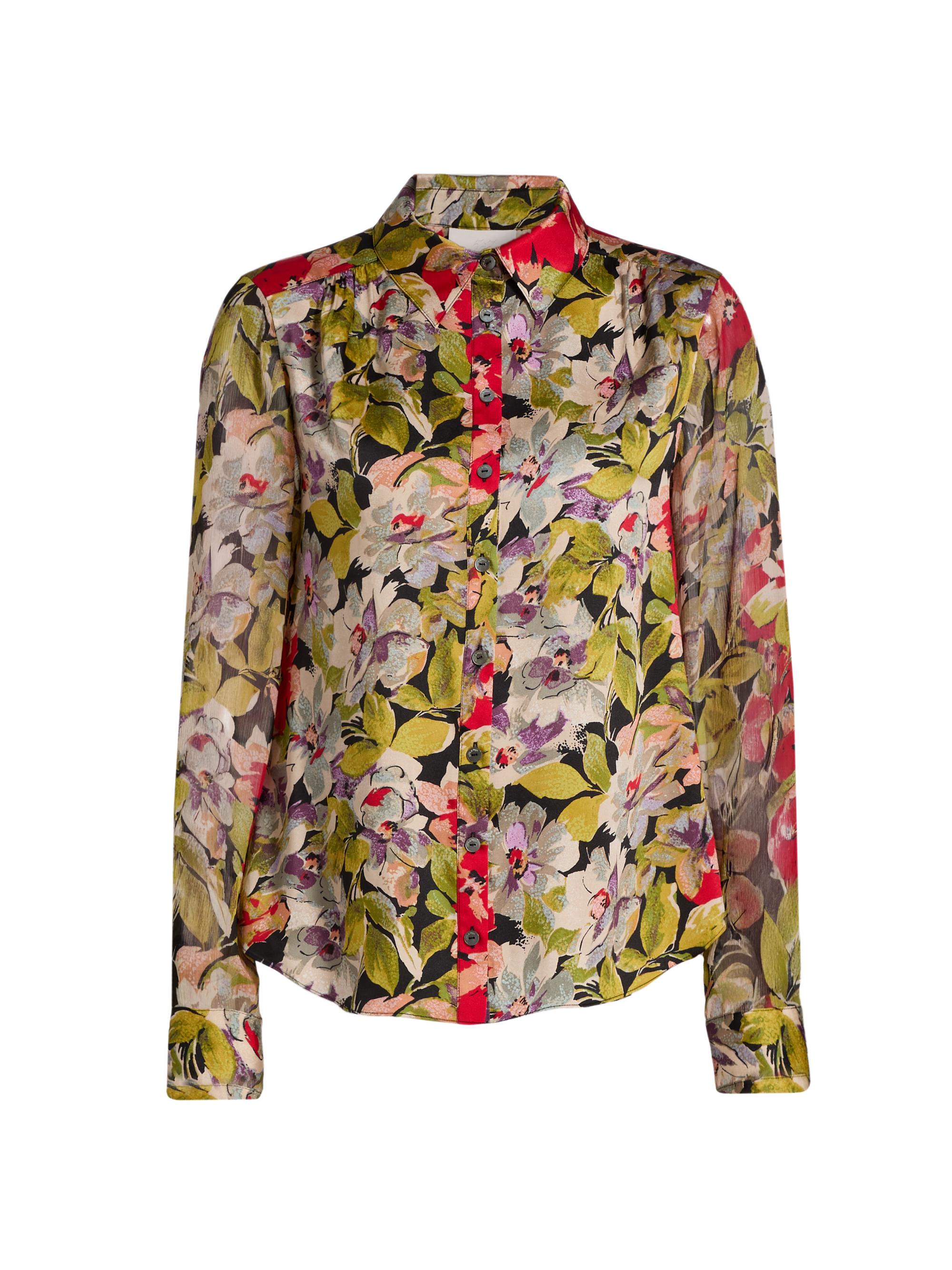 CINQ A SEPT Women's Canyon Bloom Printed Top - Black Multi