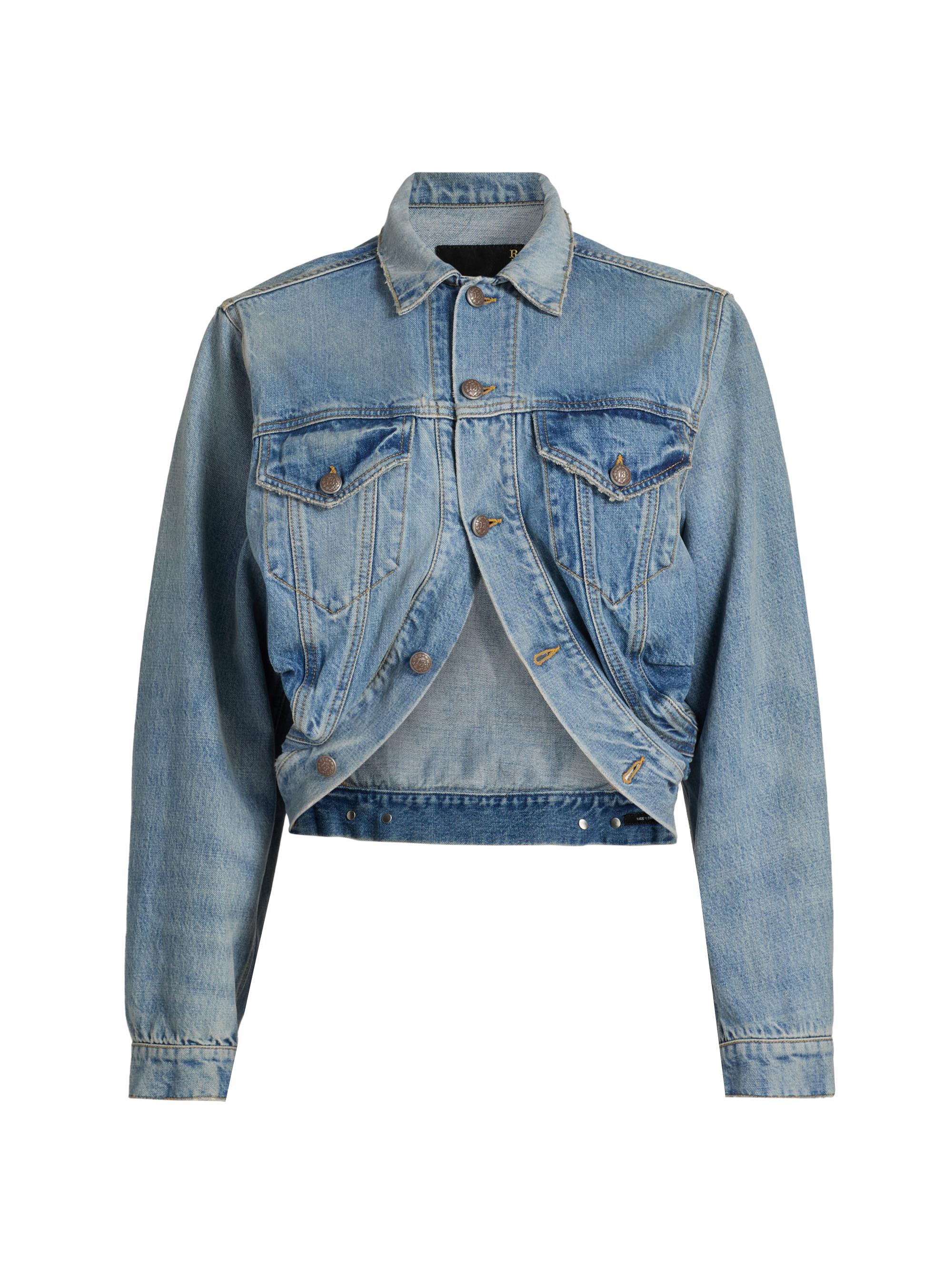 Zimmermann Denim Crop Jacket | Saks Fifth Avenue